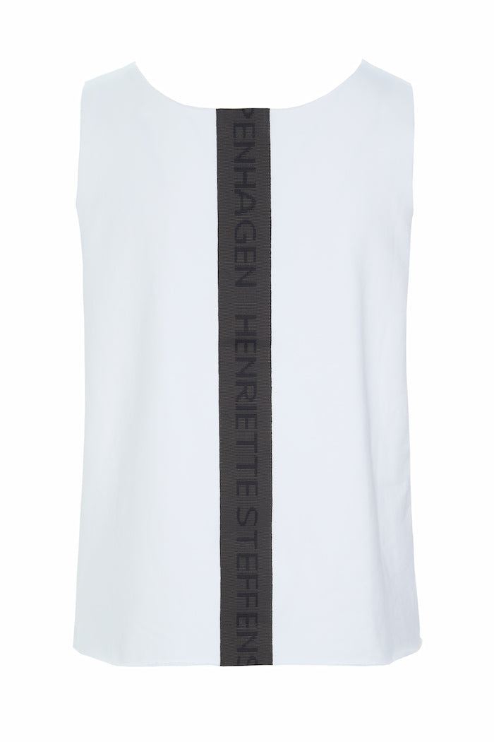 HENRIETTE STEFFENSEN COPENHAGEN TANK TOP - 71011 BLUSER WHITE 816