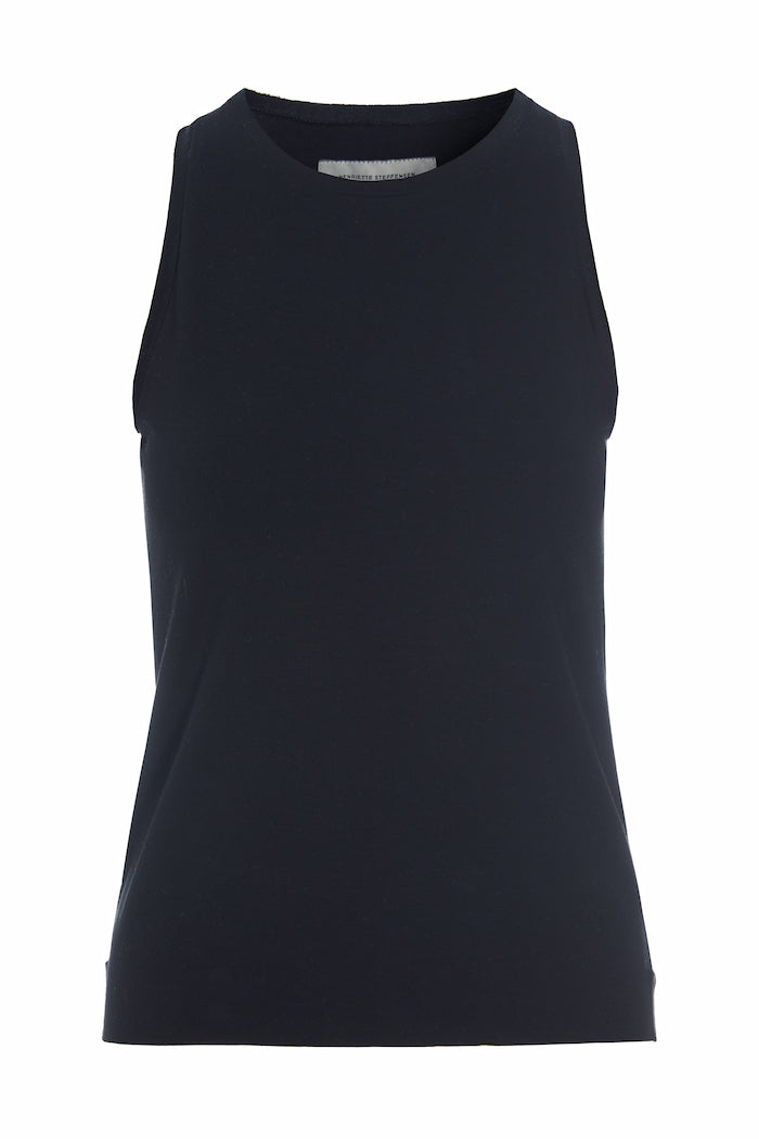 HENRIETTE STEFFENSEN COPENHAGEN TANK TOP - 96087 T-SHIRTS BLACK 900