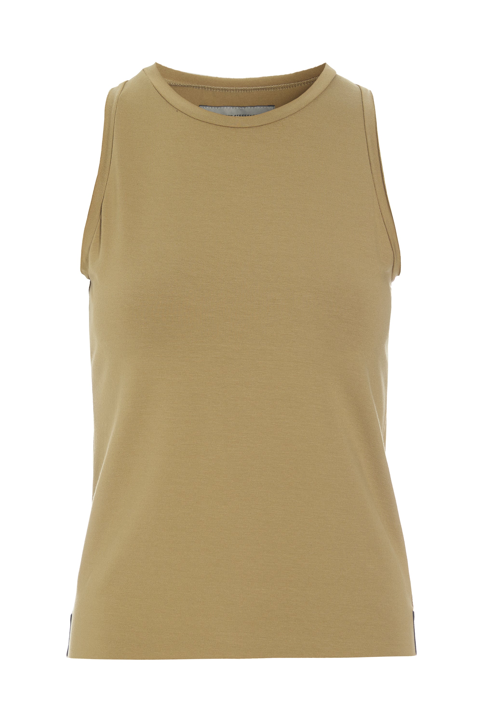 HENRIETTE STEFFENSEN COPENHAGEN TANK TOP - 96087 T-SHIRTS OLIVE 655