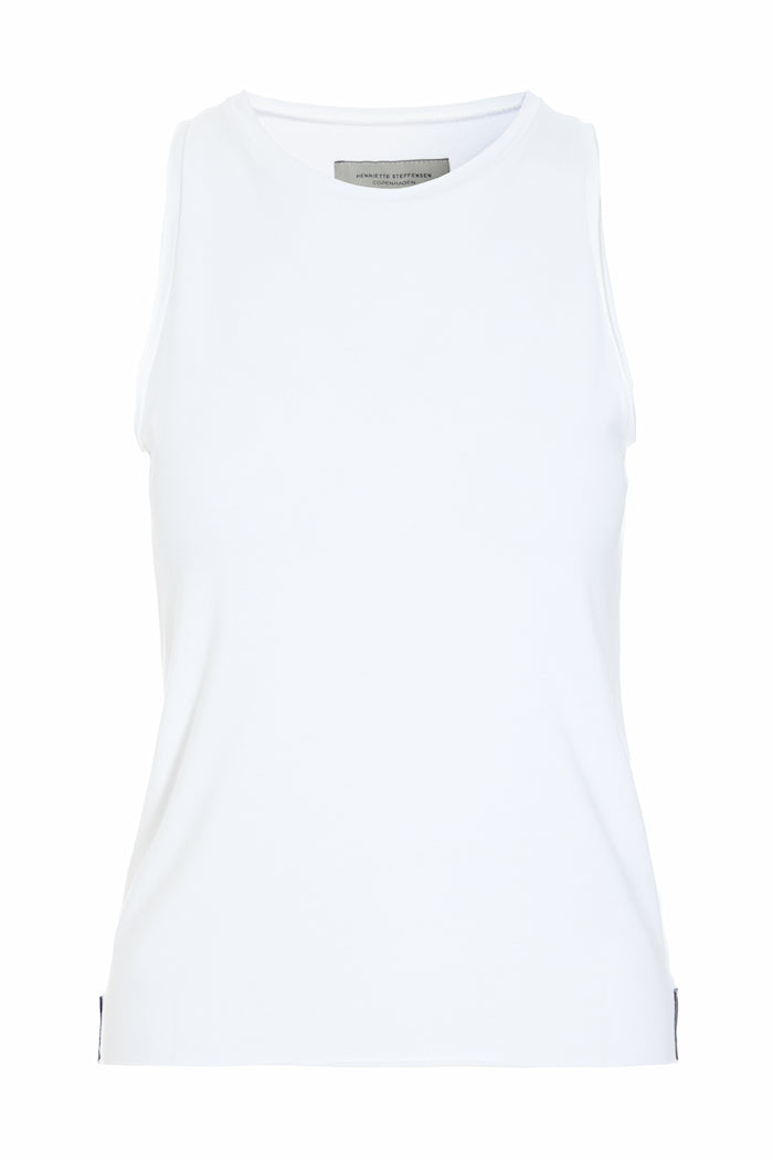 HENRIETTE STEFFENSEN COPENHAGEN TANK TOP - 96087 T-SHIRTS WHITE 816