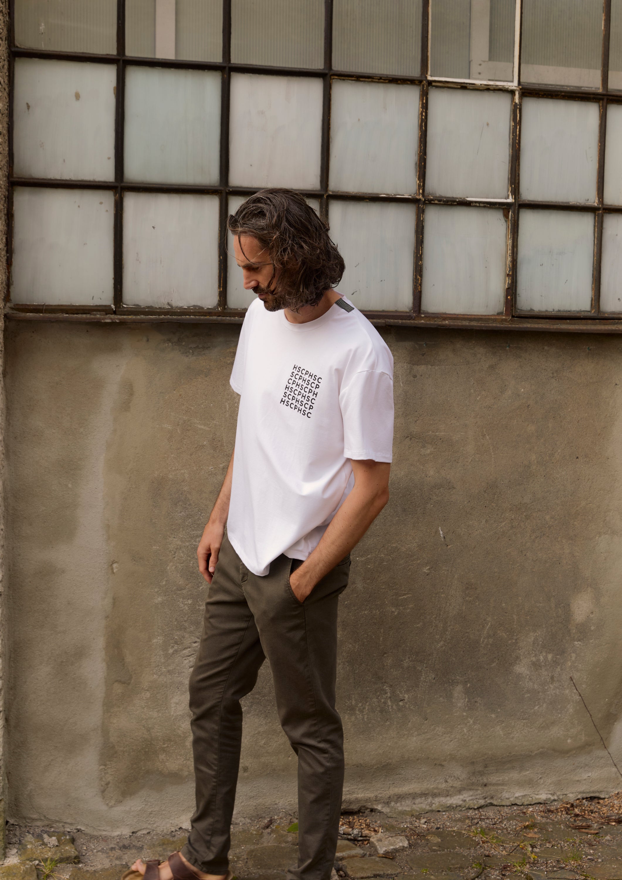 CARL BY STEFFENSEN COPENHAGEN TEE LOOSE FIT - 1042C PRINT T-SHIRTS WHITE 816