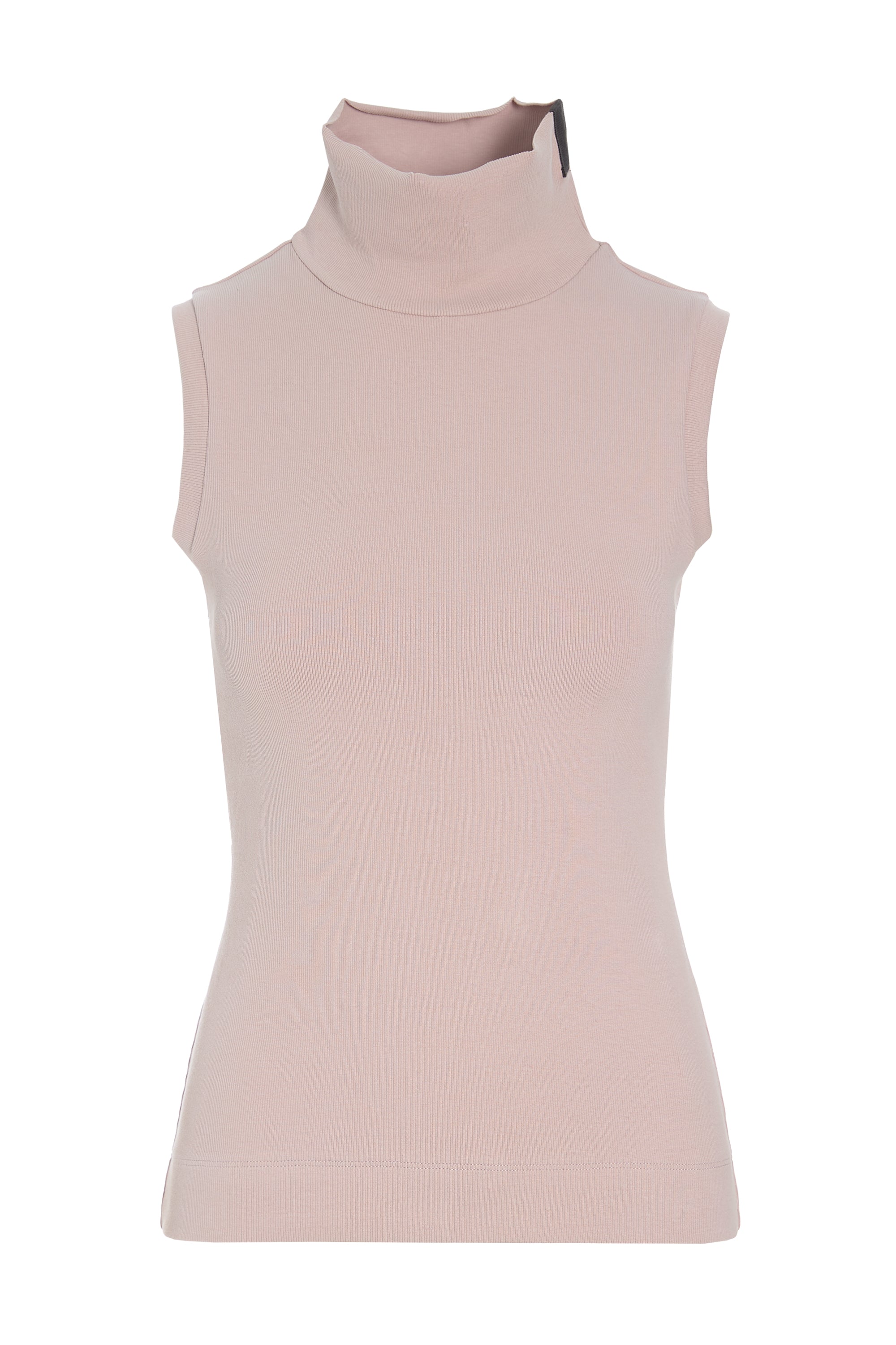 HENRIETTE STEFFENSEN COPENHAGEN TOP HIGH NECK - 71003 BLUSER NUDE 401