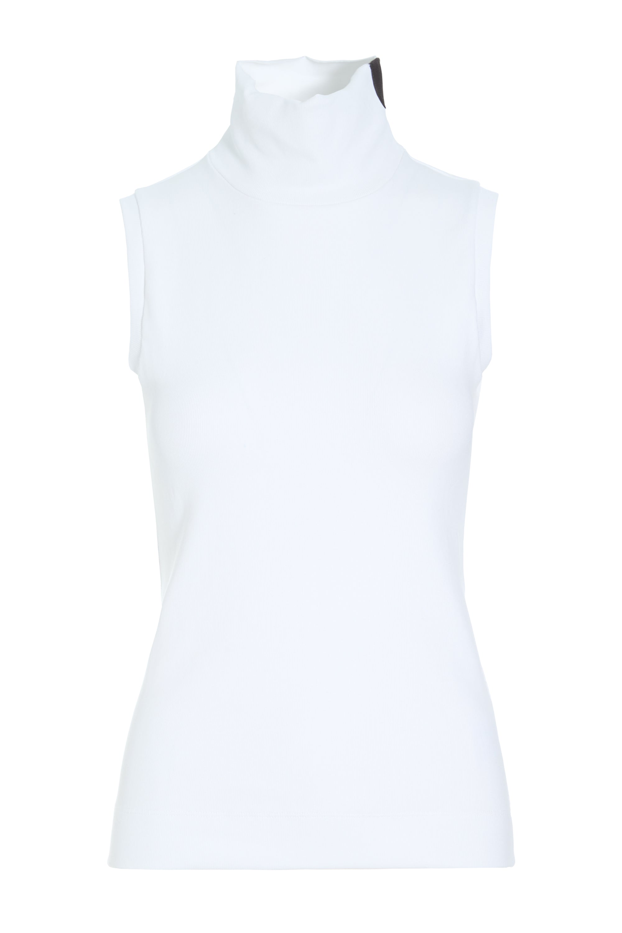 HENRIETTE STEFFENSEN COPENHAGEN TOP HIGH NECK - 71003 BLUSER WHITE 816