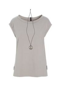 TOP W/NECKLACE - 96080 - SAND