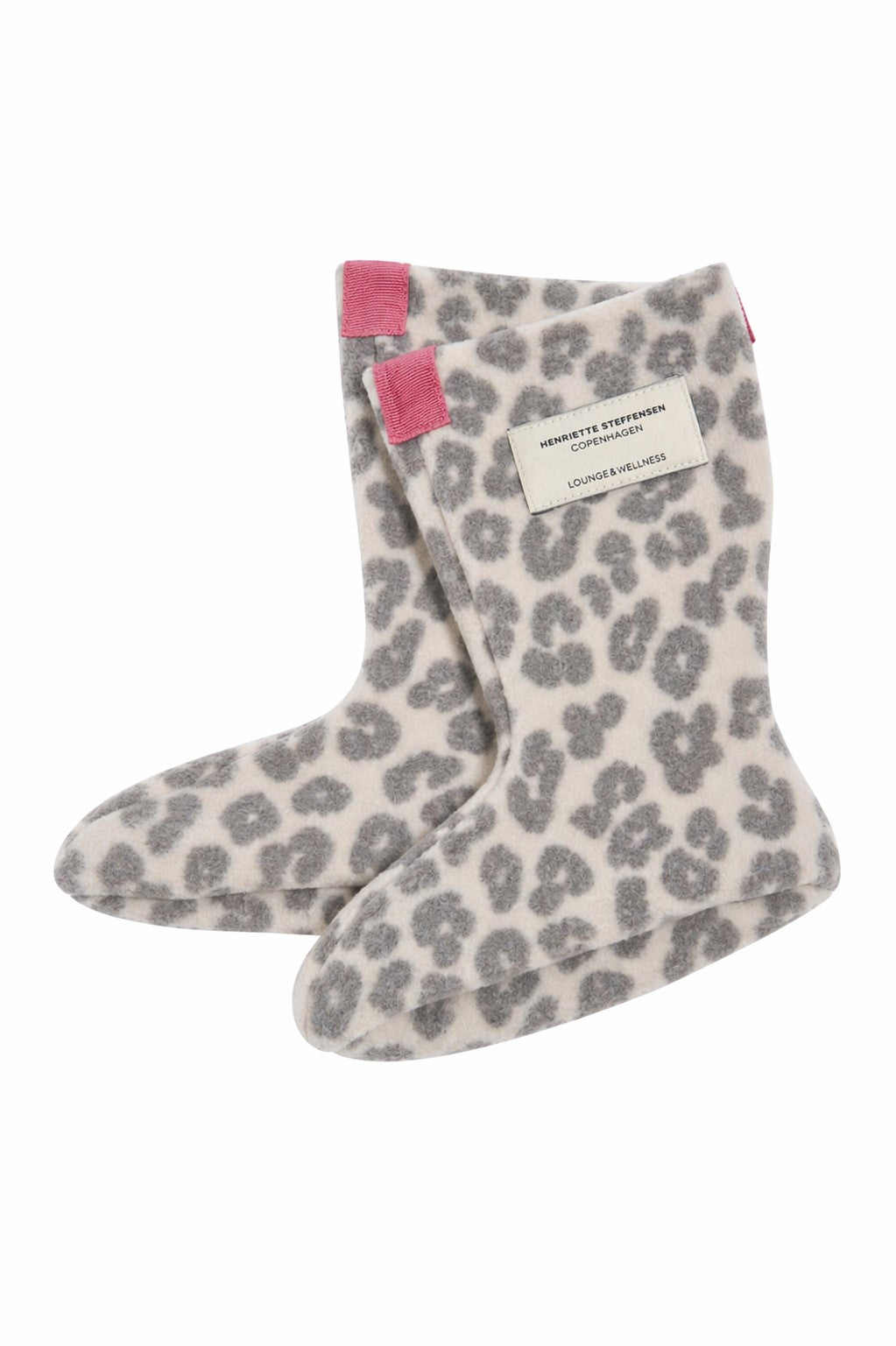 HENRIETTE STEFFENSEN COPENHAGEN TRAVEL SOCKS WOMEN - 4090 HOME LEOPARD pink 115