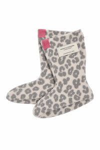TRAVEL SOCKS WOMEN - 4090 - LEOPARD pink