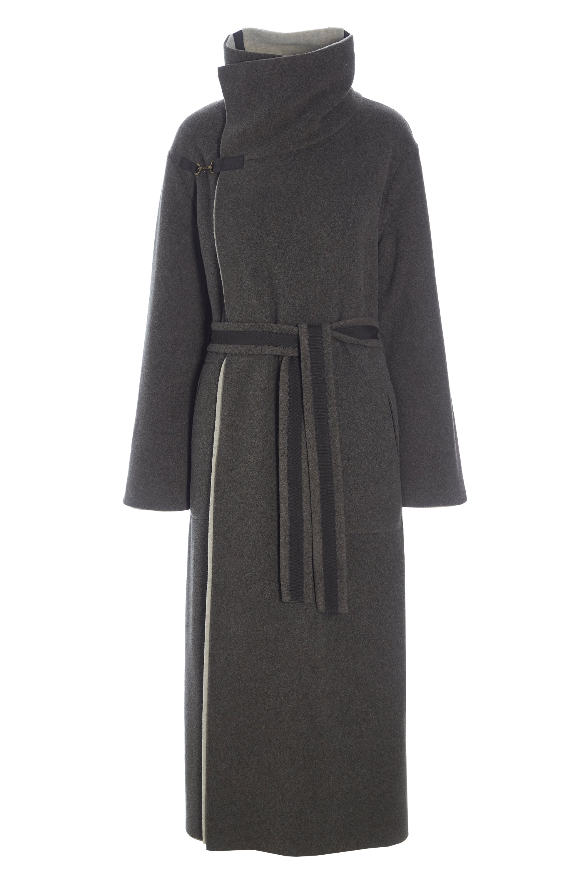 HENRIETTE STEFFENSEN COPENHAGEN TRENCHCOAT REVERSIBLE - 7145 COATS BARK/SAND 646