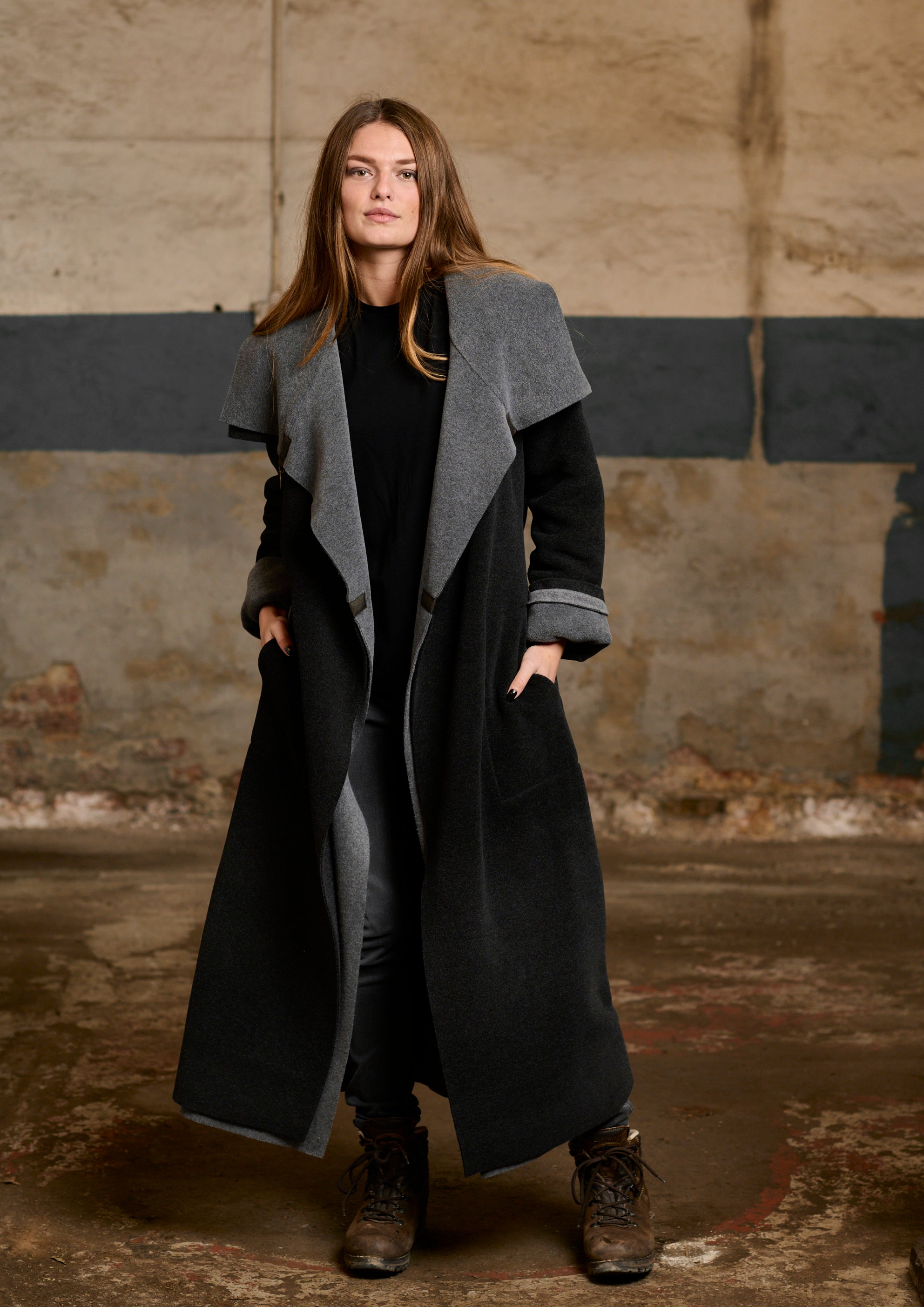 HENRIETTE STEFFENSEN COPENHAGEN TRENCHCOAT REVERSIBLE - 7145 COATS BARK/SAND 646