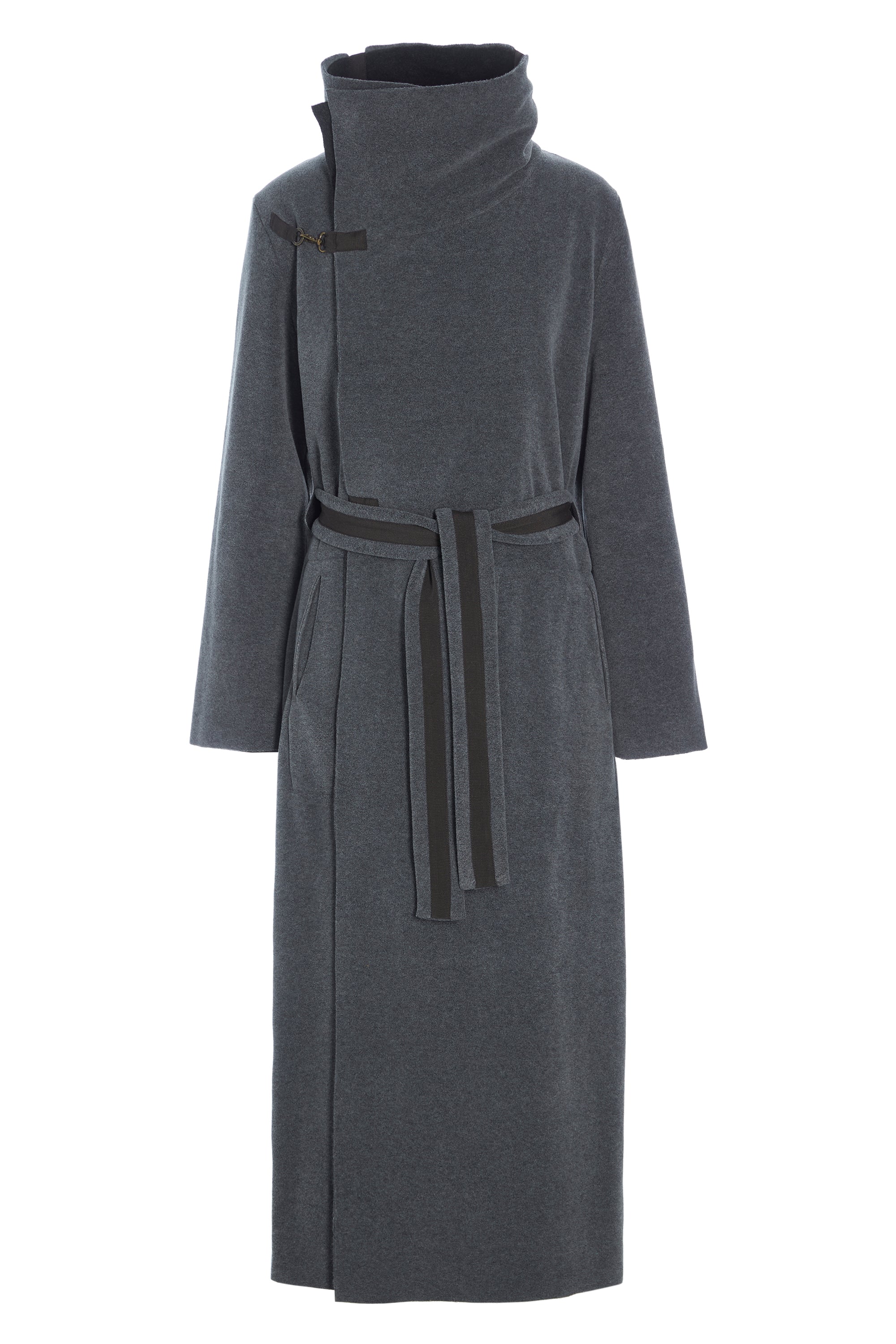 HENRIETTE STEFFENSEN COPENHAGEN TRENCHCOAT REVERSIBLE - 7145 COATS GREY/SOFT BLACK 647
