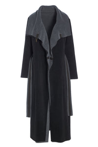 TRENCHCOAT REVERSIBLE - 7145 - GREY/SOFT BLACK
