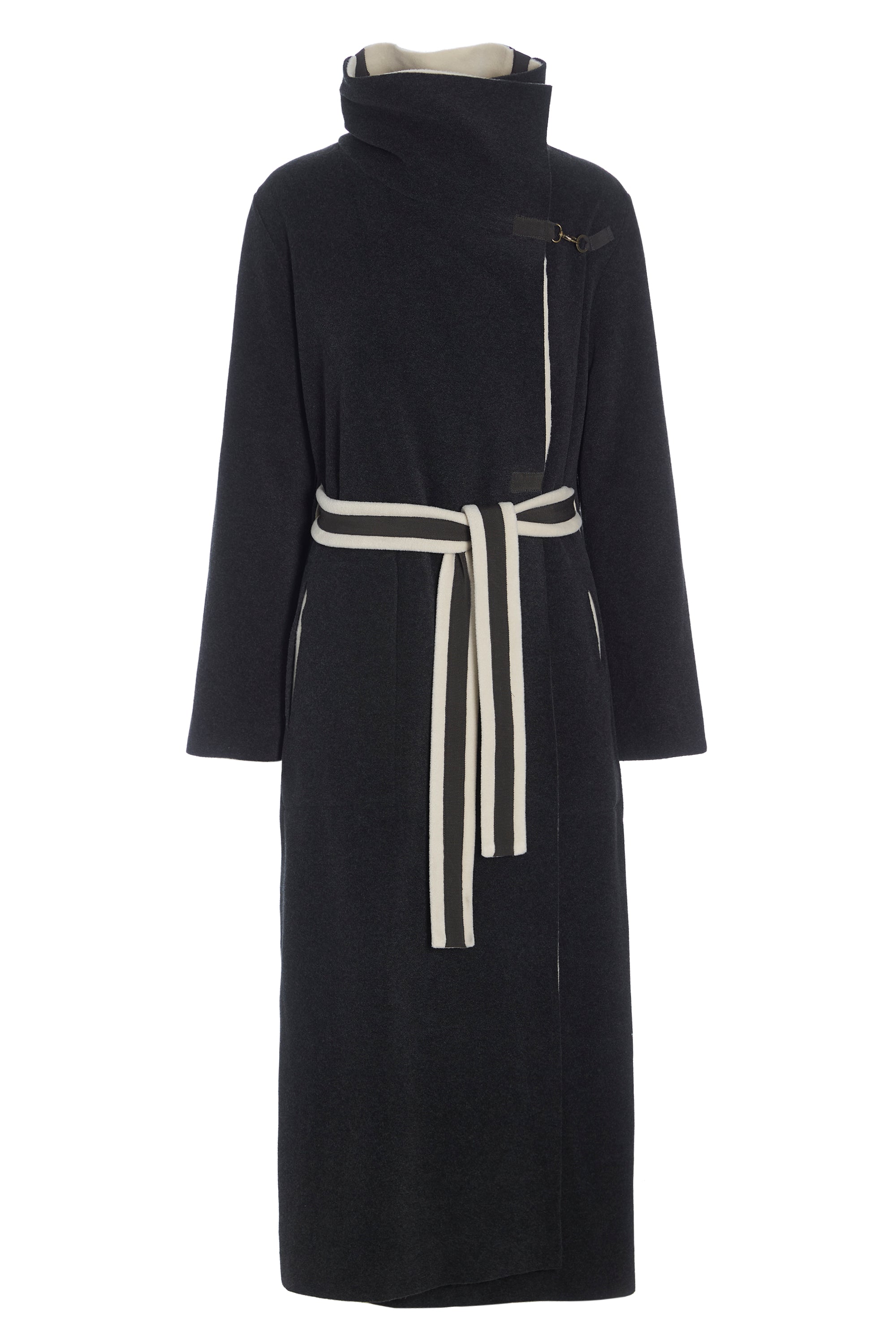 HENRIETTE STEFFENSEN COPENHAGEN TRENCHCOAT REVERSIBLE - 7145 COATS KIT/SOFT BLACK 642