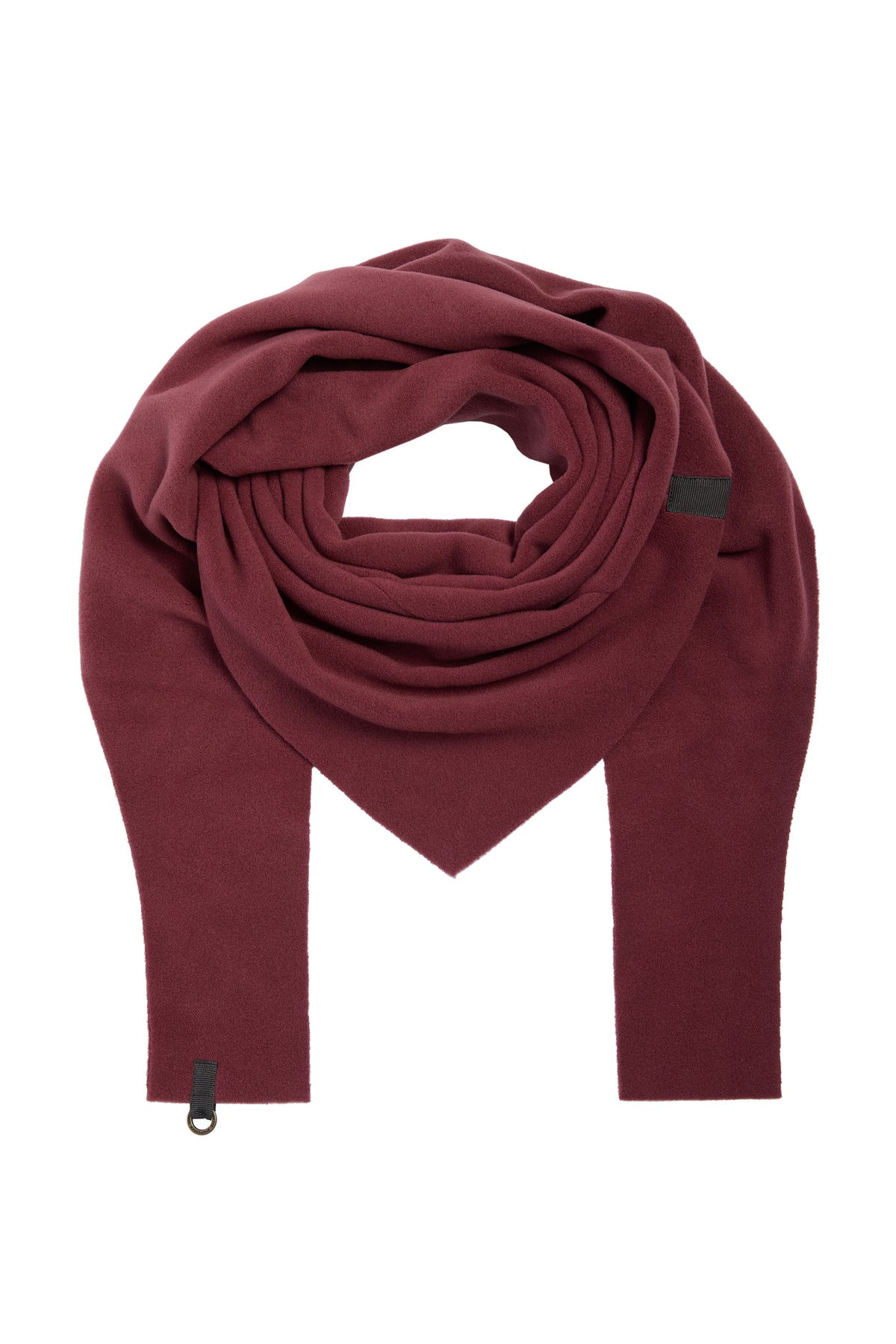 HENRIETTE STEFFENSEN COPENHAGEN TRIANGLE SCARF - 4051 SCARFS BORDEAUX 474