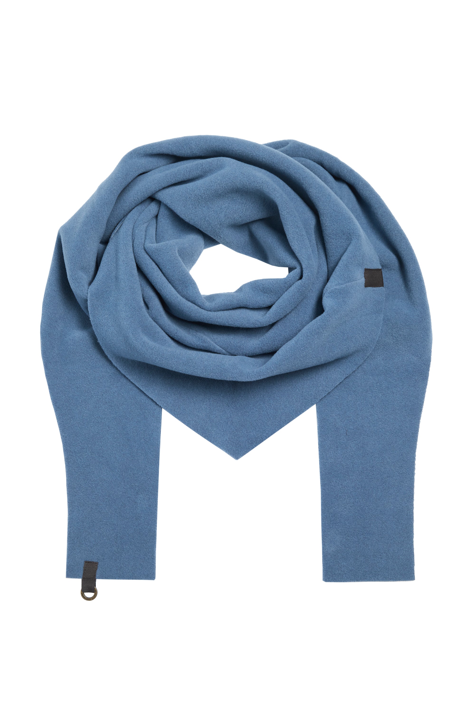 HENRIETTE STEFFENSEN COPENHAGEN TRIANGLE SCARF - 4051 SCARFS DUSTY BLUE 794