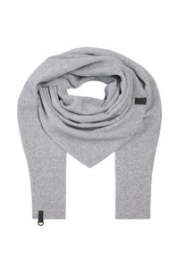 TRIANGLE SCARF - 4051 - LIGHT GREY