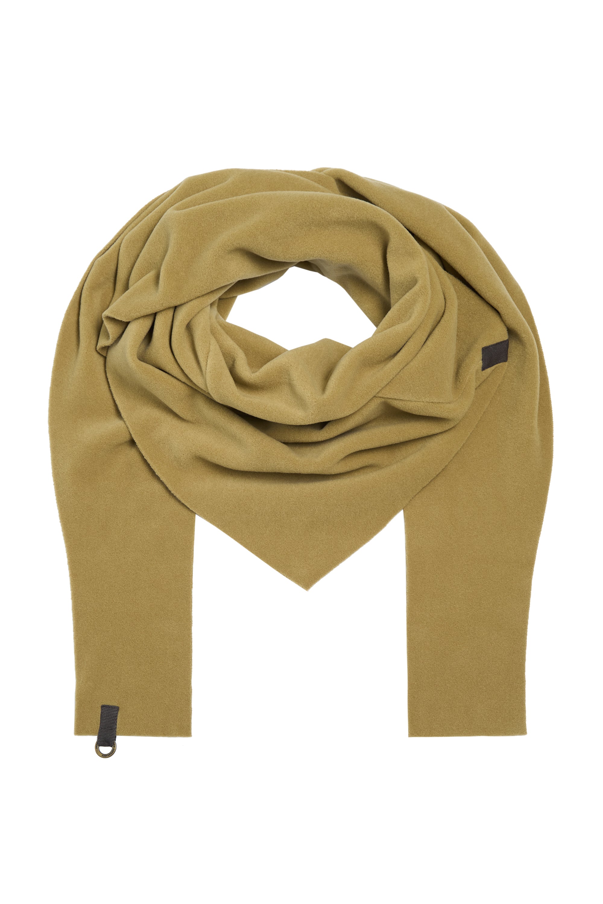 HENRIETTE STEFFENSEN COPENHAGEN TRIANGLE SCARF - 4051 SCARFS OLIVE 655