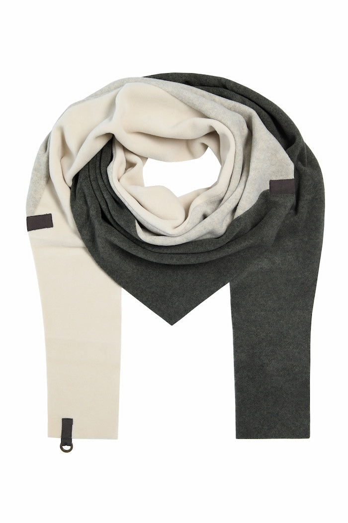 HENRIETTE STEFFENSEN COPENHAGEN TRIANGLE SCARF NO WASTE - 4078NW SCARFS KIT/SAND/FORREST 731
