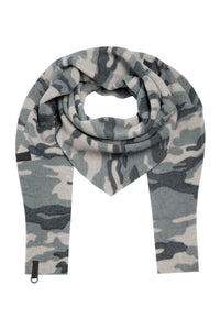 TRIANGLE SCARF NO WASTE - 4078P - CAMOUFLAGE