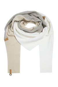 TRIANGLE SCARF NO WASTE - 4078 NW - KIT/SAND/OFF WHITE
