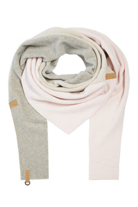 TRIANGLE SCARF NO WASTE - 4078 NW - KIT/SOFT ROSE/SAND