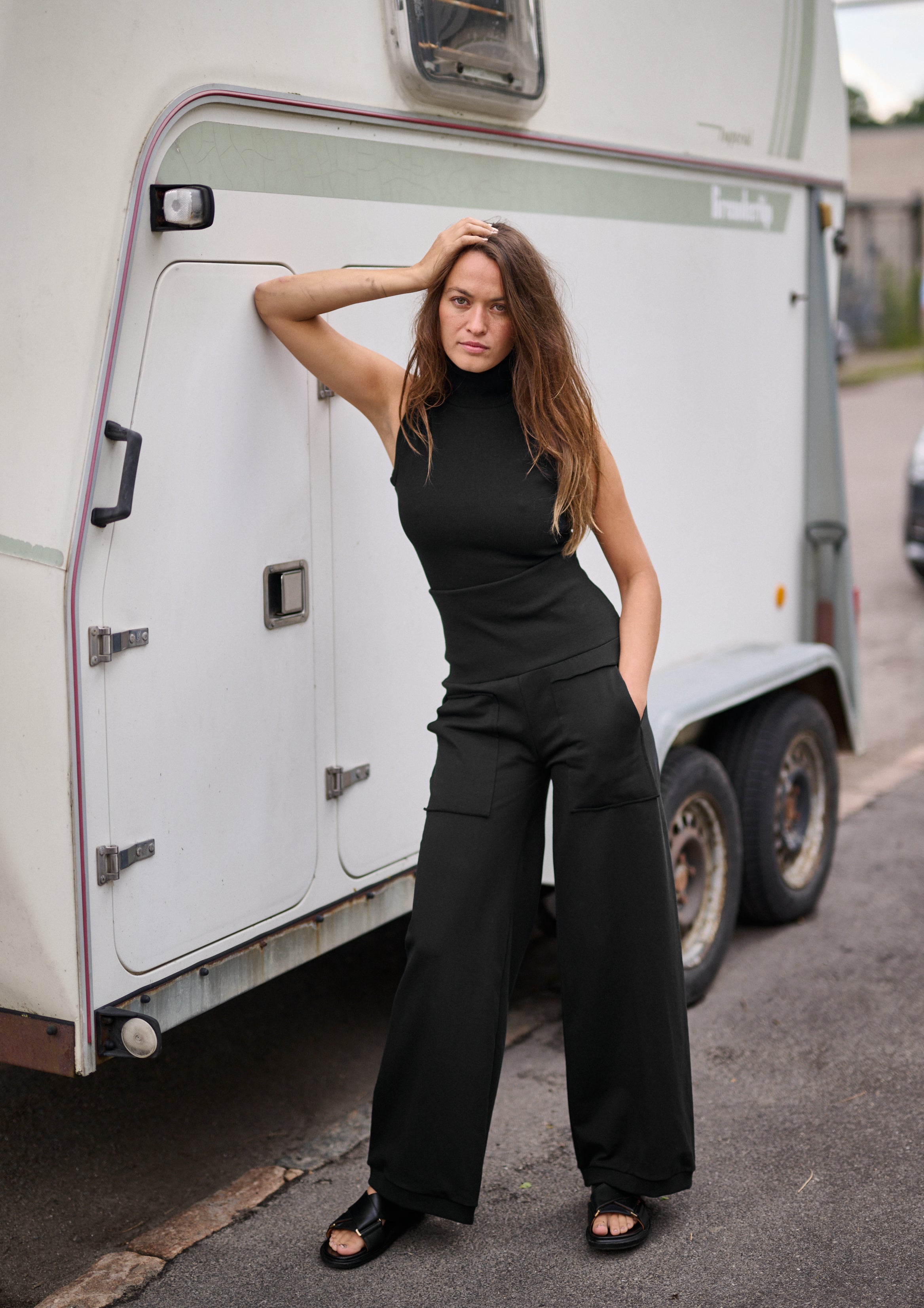 HENRIETTE STEFFENSEN COPENHAGEN TROUSERS - 72008 BUKSER BLACK 900
