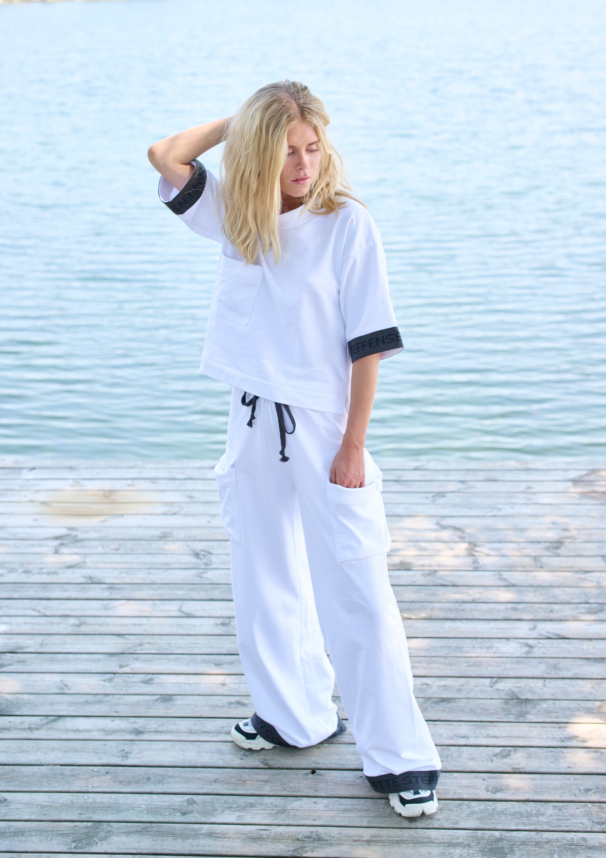 HENRIETTE STEFFENSEN COPENHAGEN TROUSERS - 72303 BUKSER WHITE 816