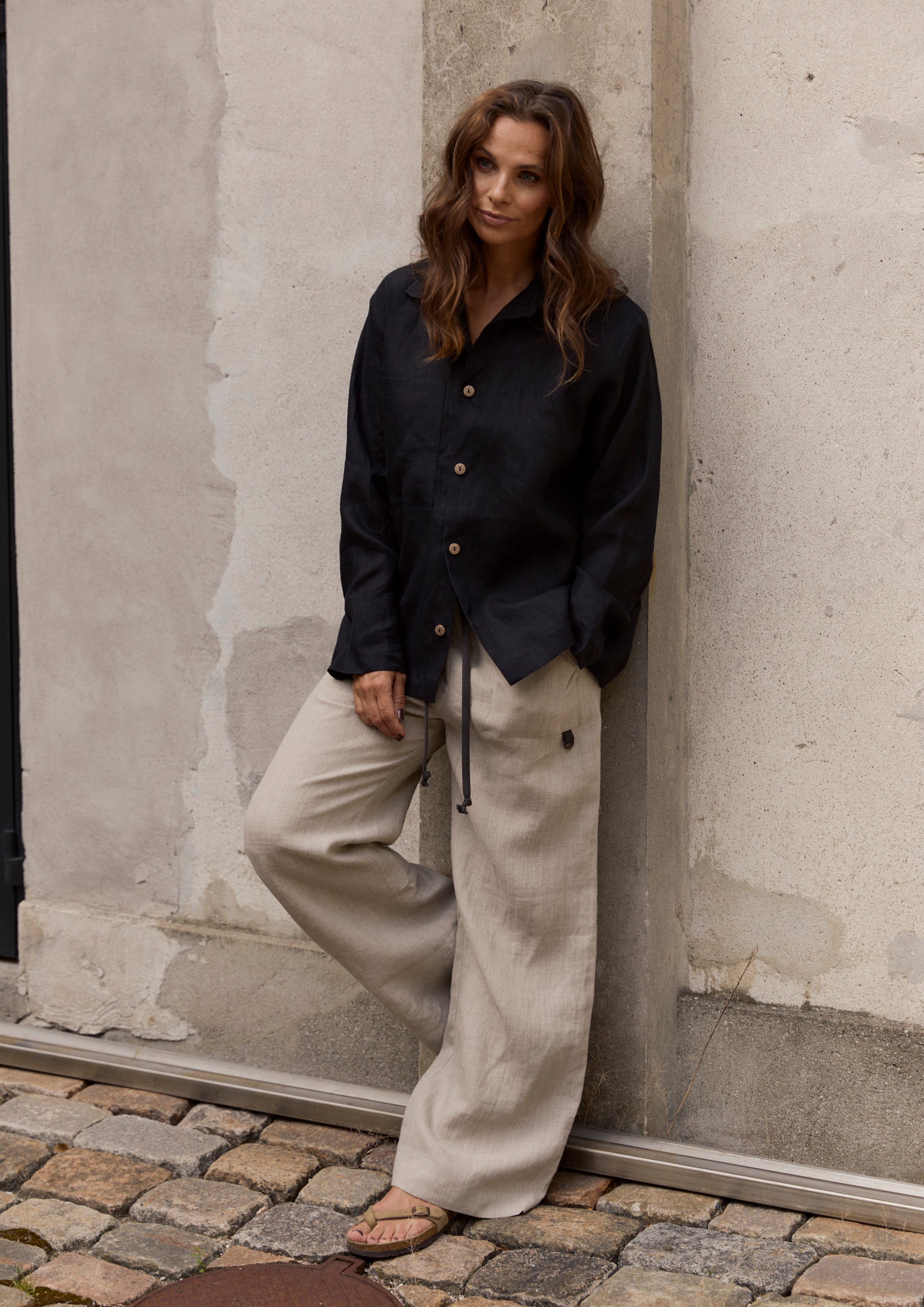 HENRIETTE STEFFENSEN COPENHAGEN TROUSERS - 82001 BUKSER NATURE 446