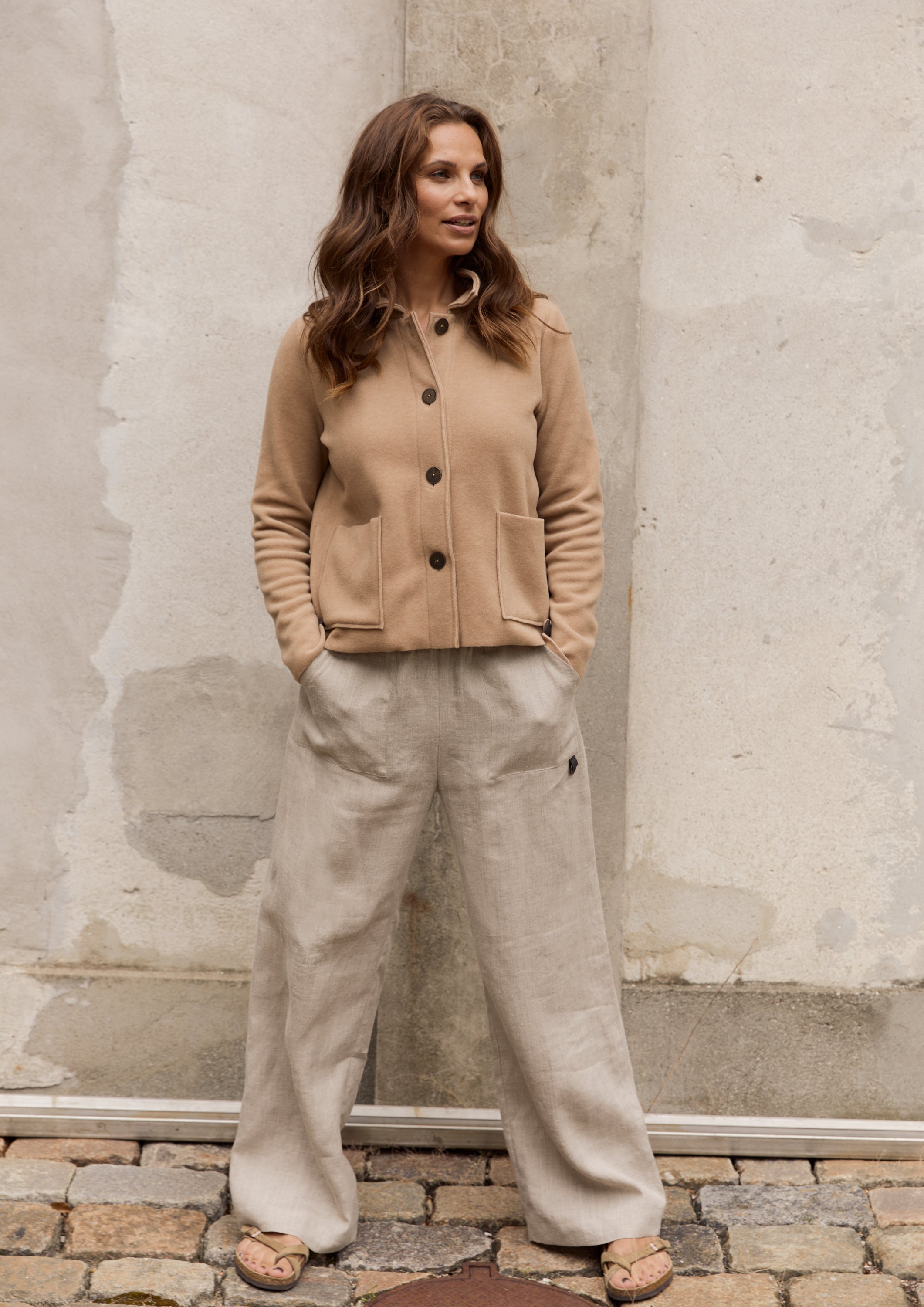 HENRIETTE STEFFENSEN COPENHAGEN TROUSERS - 82001 BUKSER NATURE 446