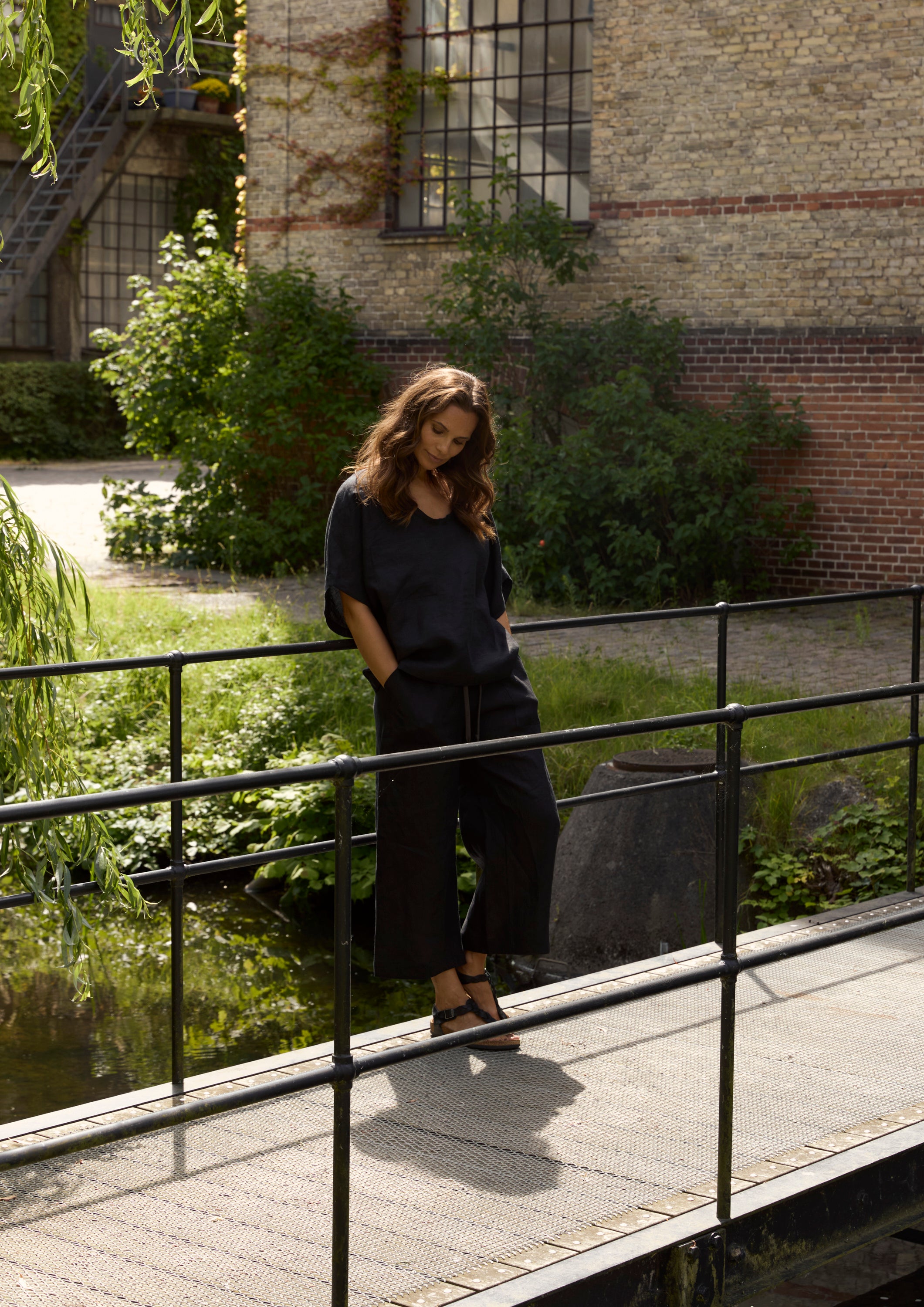 HENRIETTE STEFFENSEN COPENHAGEN TROUSERS 3/4 - 82000 BUKSER BLACK 900