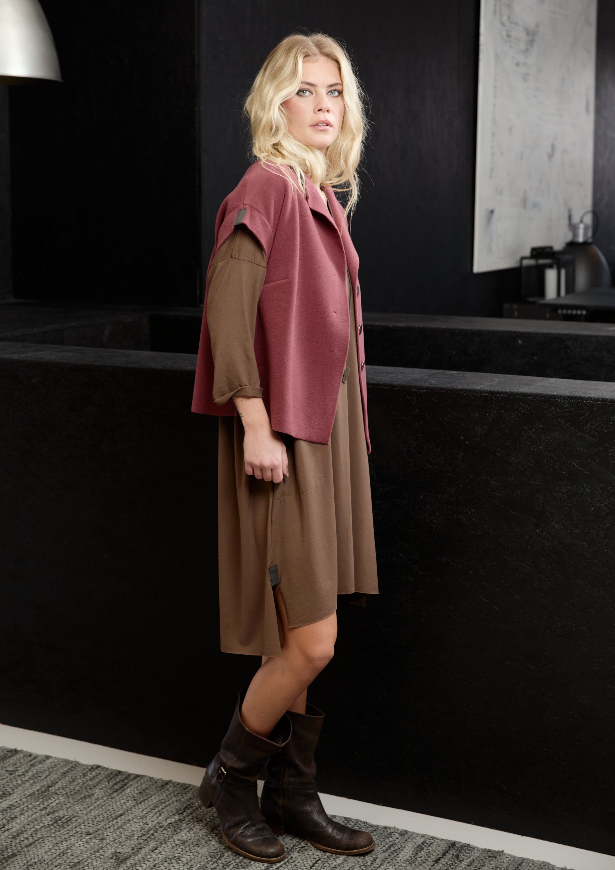 HENRIETTE STEFFENSEN COPENHAGEN TUNIC - 98070 TUNICS CHOCOLATE 844