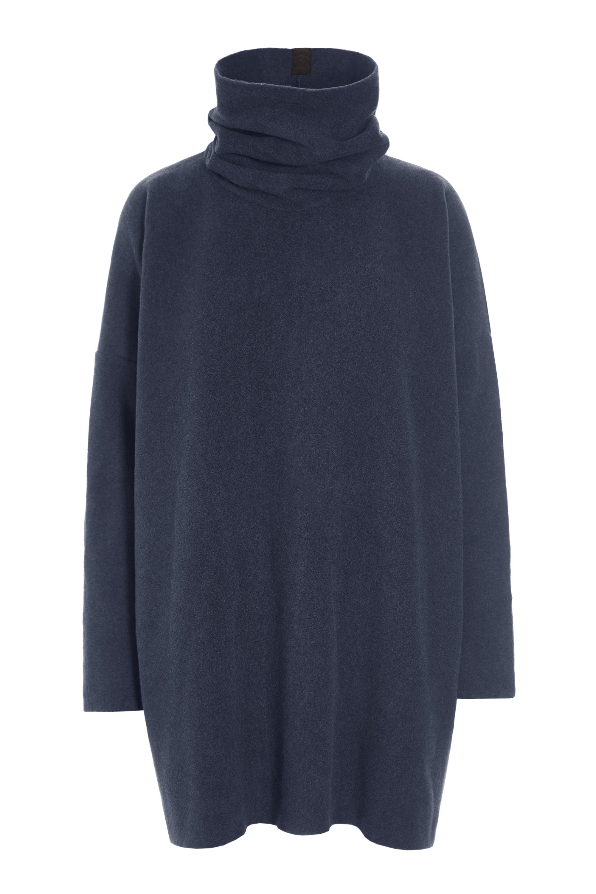 HENRIETTE STEFFENSEN COPENHAGEN TUNIC WITH HIGH NECK - 1288 TUNICS EVENING BLUE 690