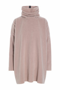 TUNIC WITH HIGH NECK - 1288 - NUDE