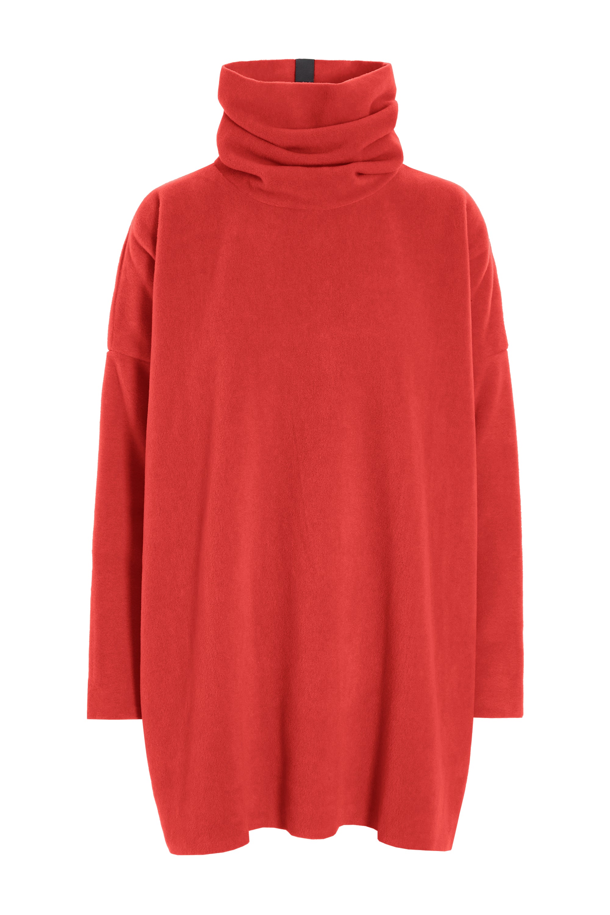 HENRIETTE STEFFENSEN COPENHAGEN TUNIC WITH HIGH NECK - 1288 TUNICS TOMATO 845