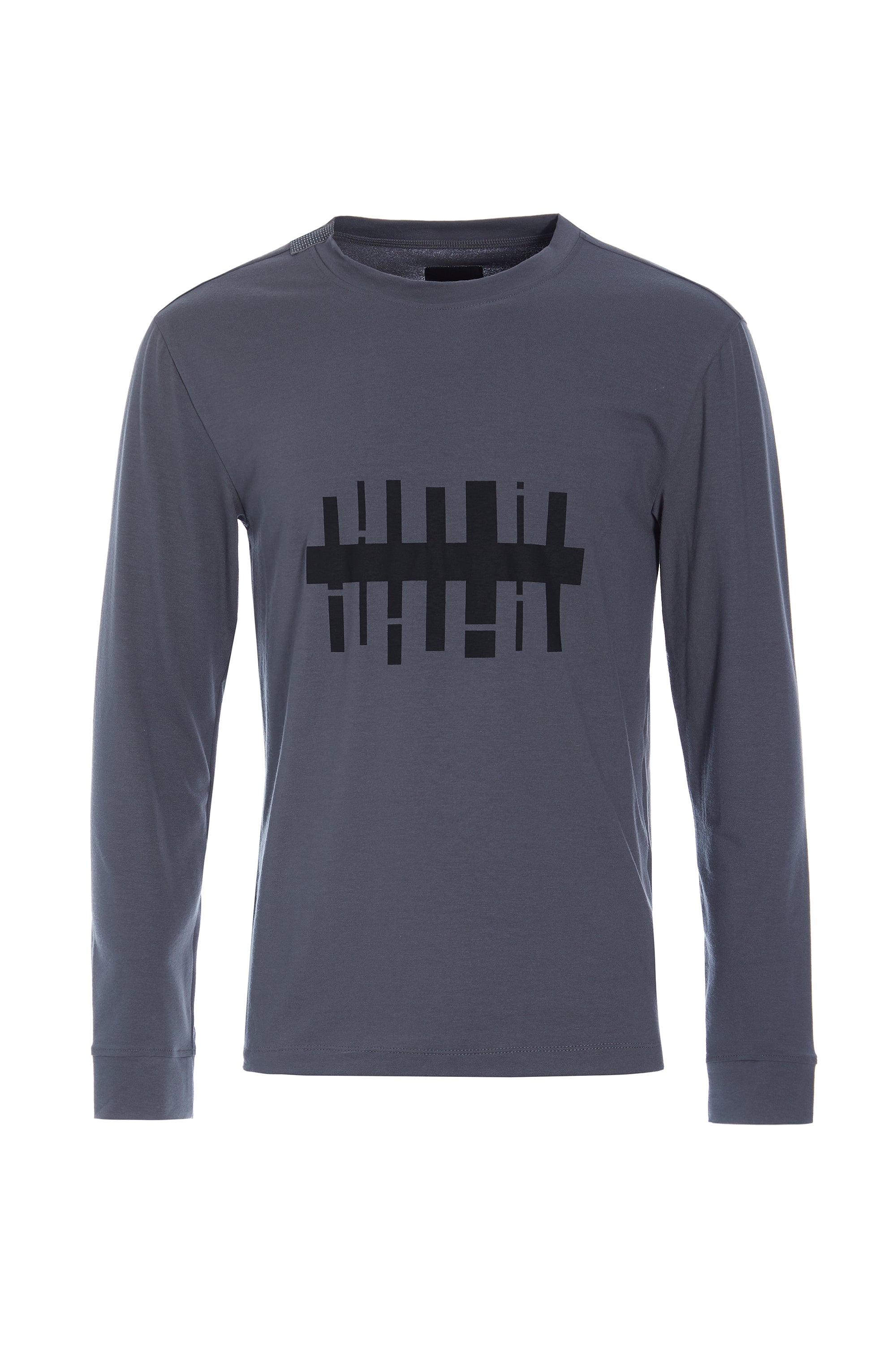 CARL BY STEFFENSEN COPENHAGEN T SHIRT WITH PRINT & LONG SLEEVES - 1019CP T-SHIRTS GREY 905