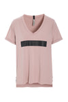 V-NECK TEE - 96105 ERASE - NUDE