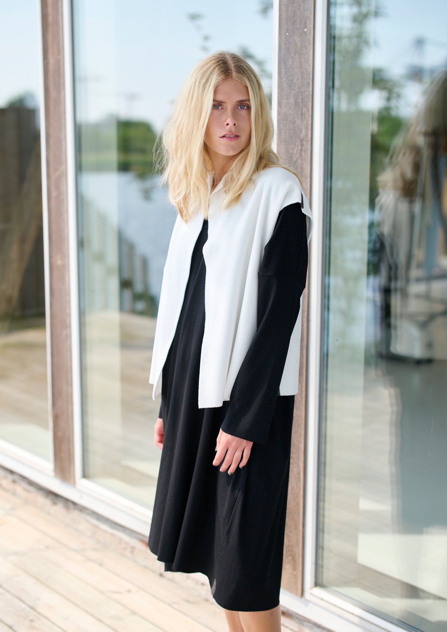 HENRIETTE STEFFENSEN COPENHAGEN VEST - 7156 VESTS OFF WHITE 802