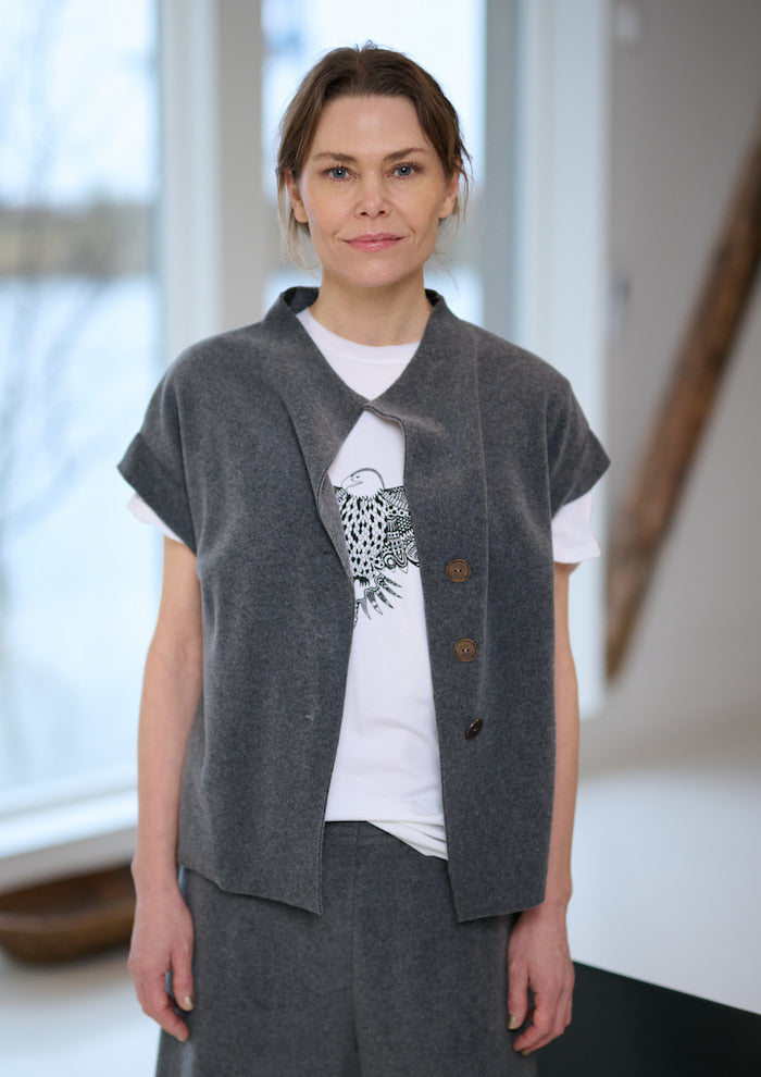 HENRIETTE STEFFENSEN COPENHAGEN VEST - 7170 VESTS GREY 905