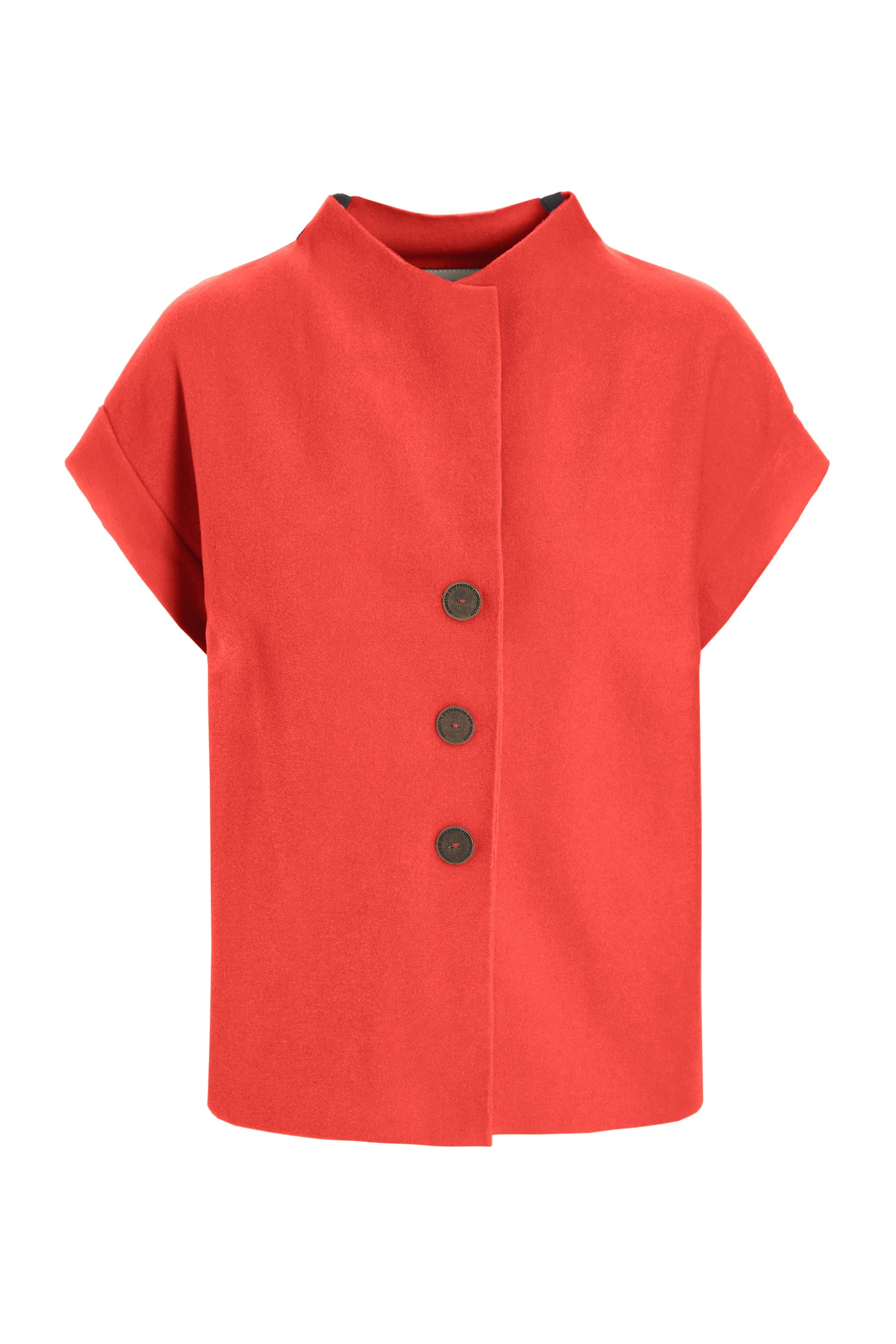HENRIETTE STEFFENSEN COPENHAGEN VEST - 7170 VESTS TOMATO 845
