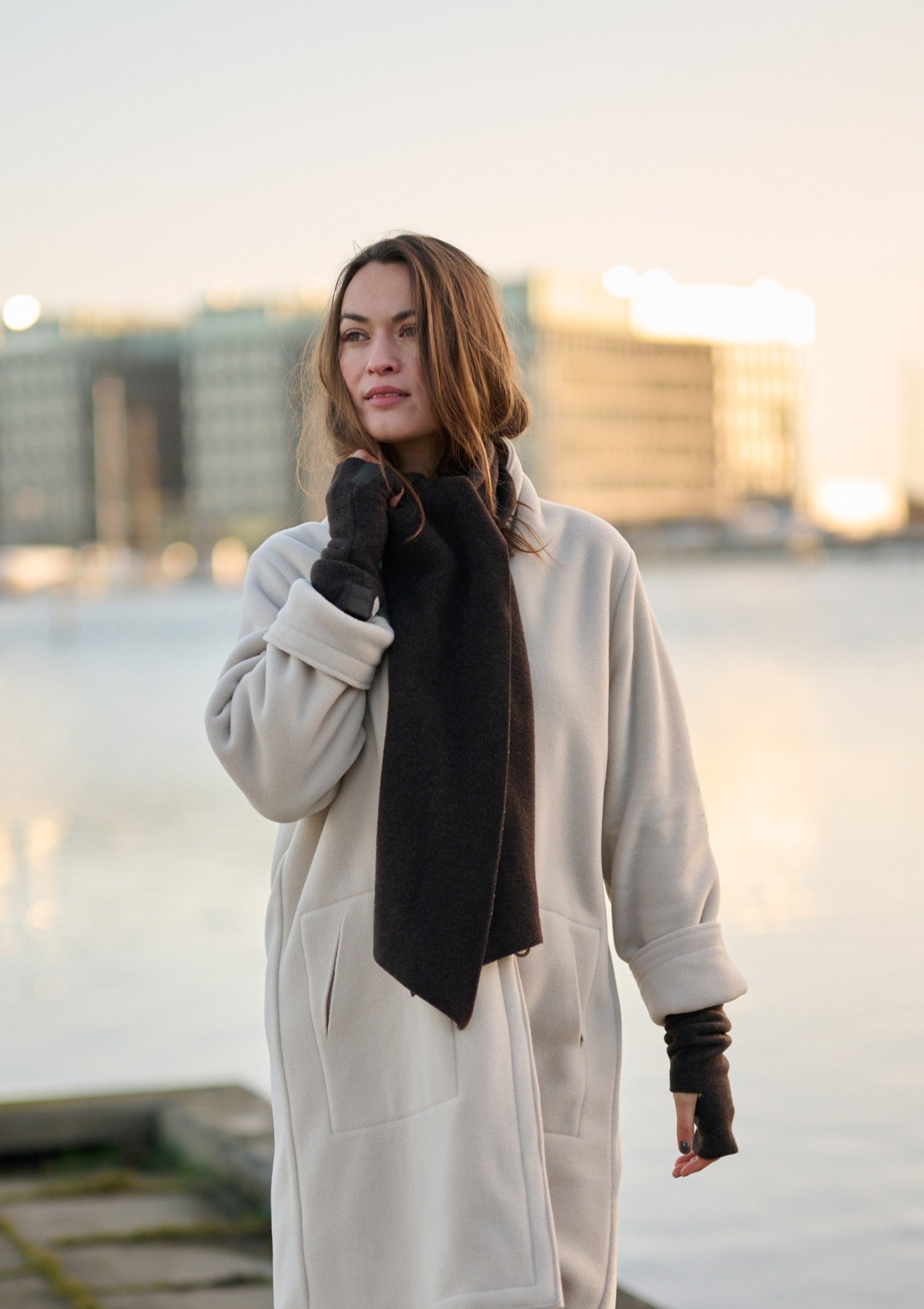 HENRIETTE STEFFENSEN COPENHAGEN WRIST WARMERS - 6022 WRIST WARMERS CHOKOLATE 844