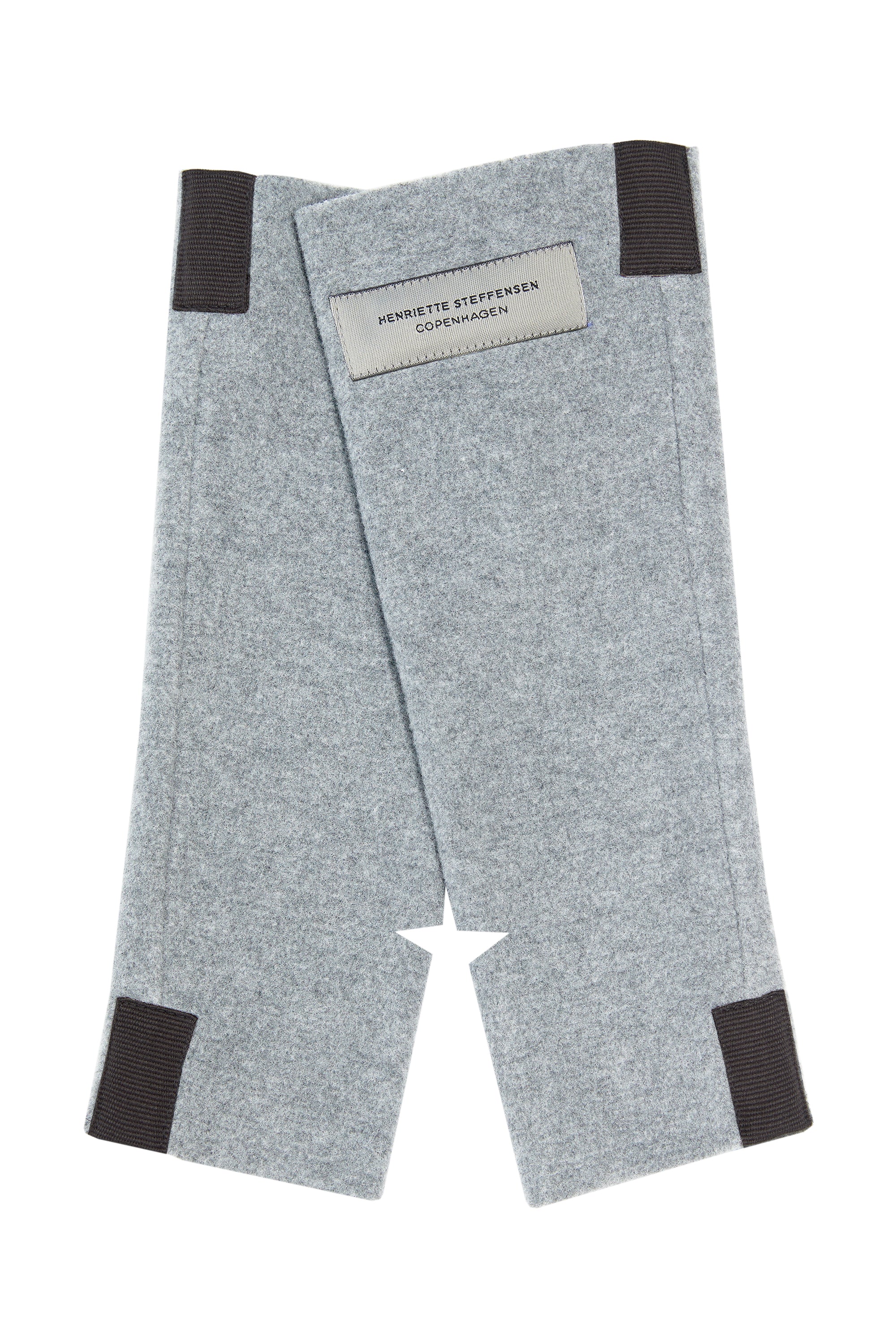 HENRIETTE STEFFENSEN COPENHAGEN WRIST WARMERS - 6022 WRIST WARMERS LIGHT GREY 876