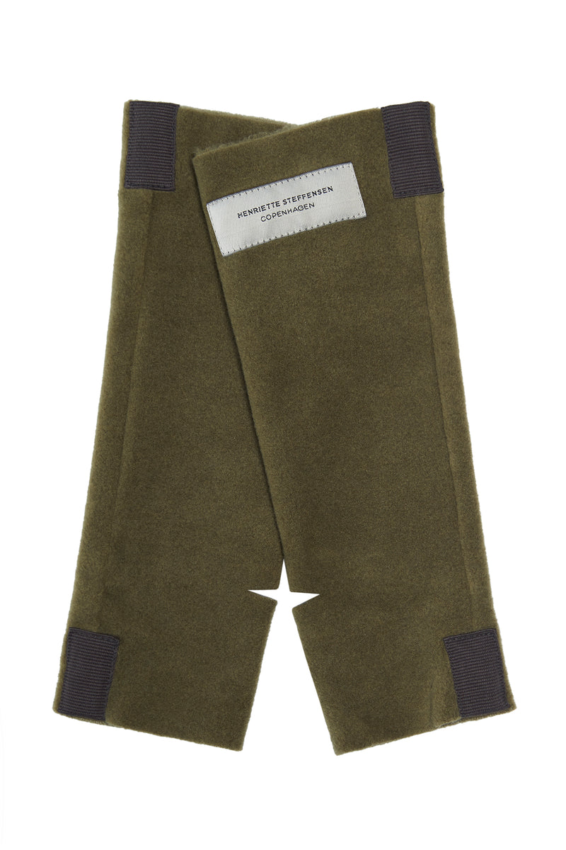 HENRIETTE STEFFENSEN COPENHAGEN WRIST WARMERS - 6022 WRIST WARMERS MOSS 611