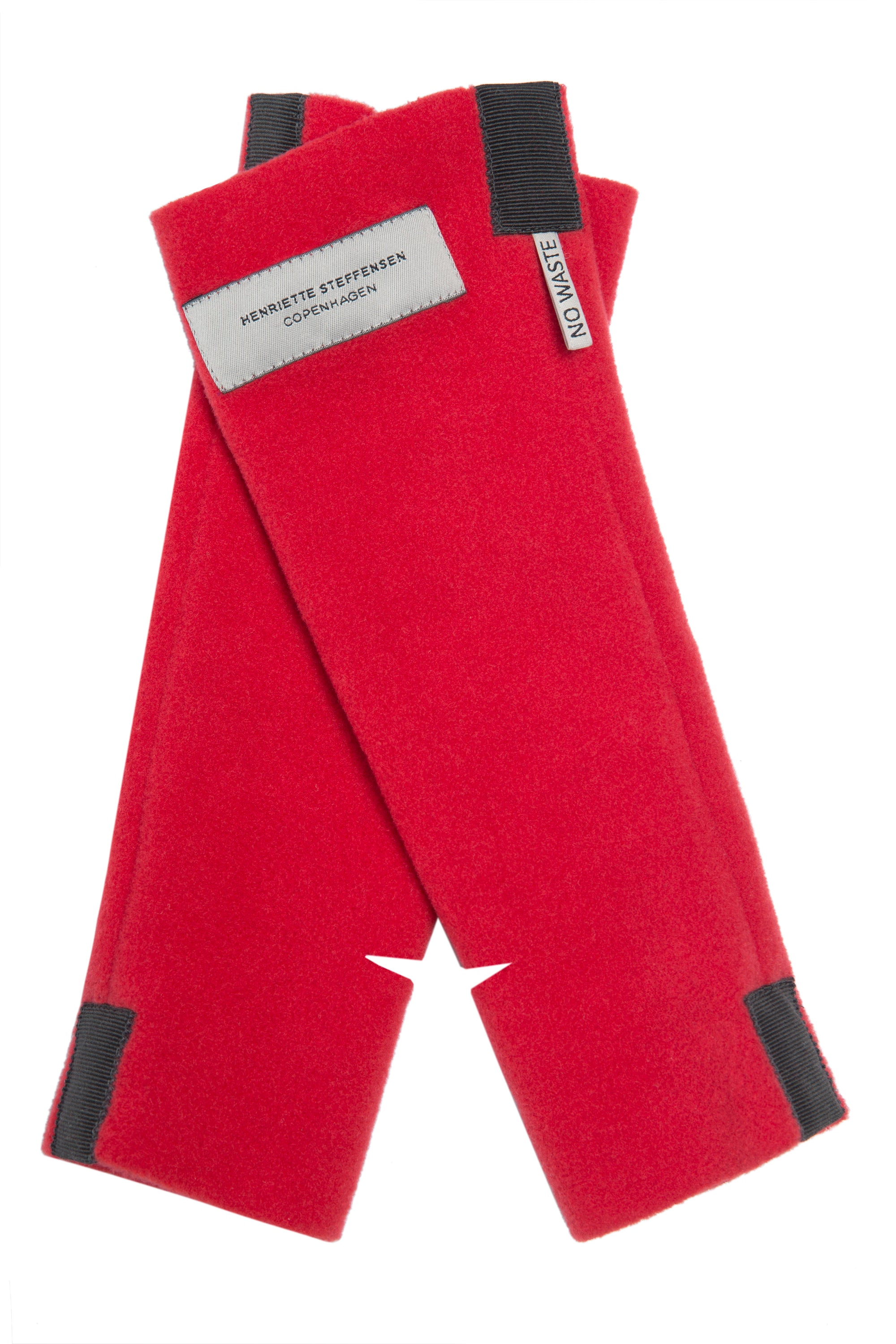 HENRIETTE STEFFENSEN COPENHAGEN WRIST WARMERS - 6022 WRIST WARMERS RED 407