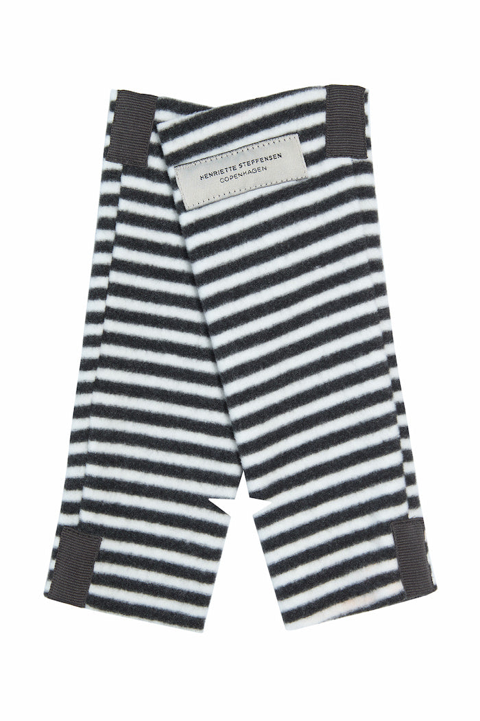HENRIETTE STEFFENSEN COPENHAGEN WRIST WARMERS - 6022 WRIST WARMERS STRIPES B&W 673