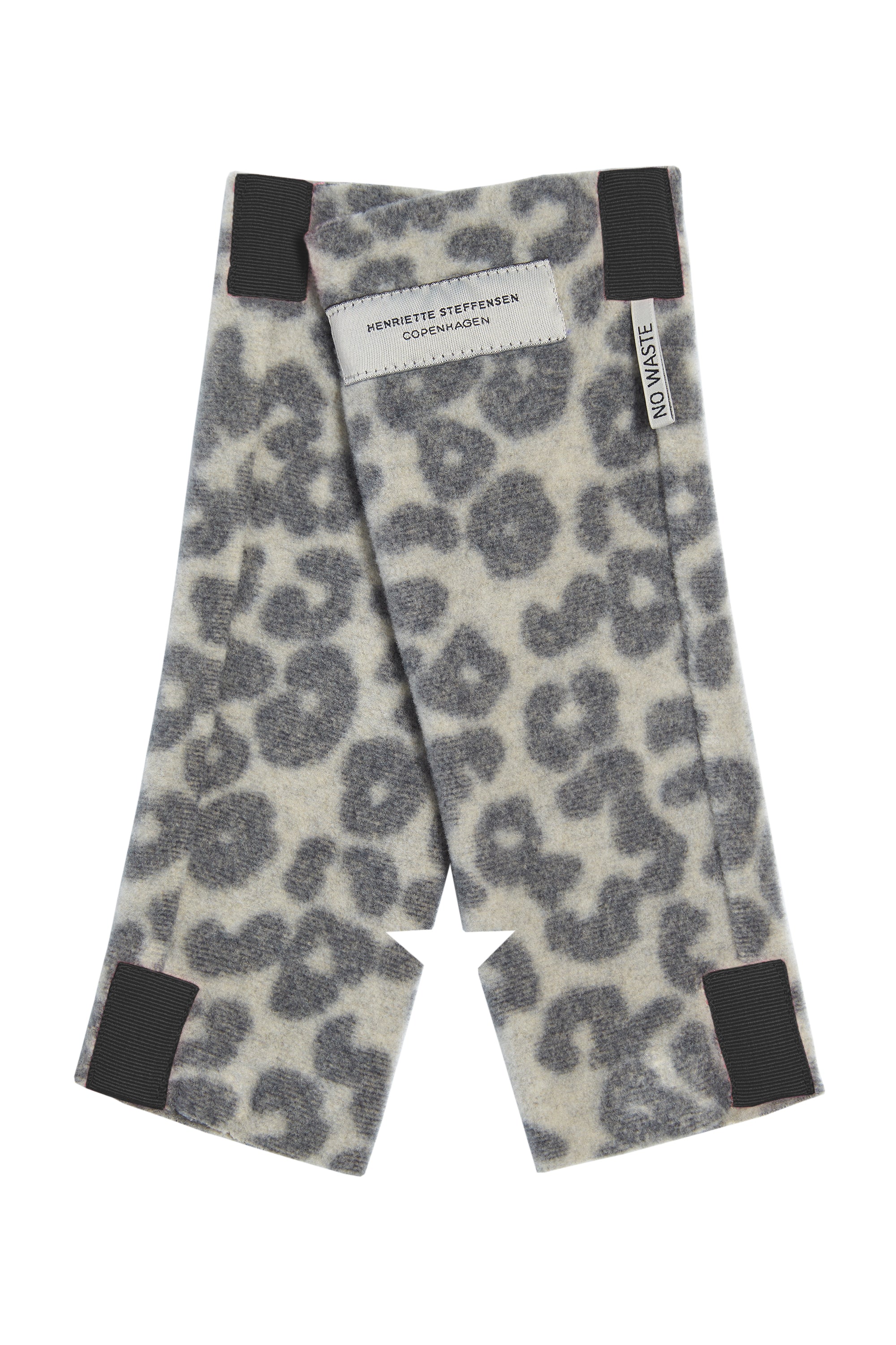 HENRIETTE STEFFENSEN COPENHAGEN WRIST WARMERS - 6022P WRIST WARMERS LEOPARD grey 105