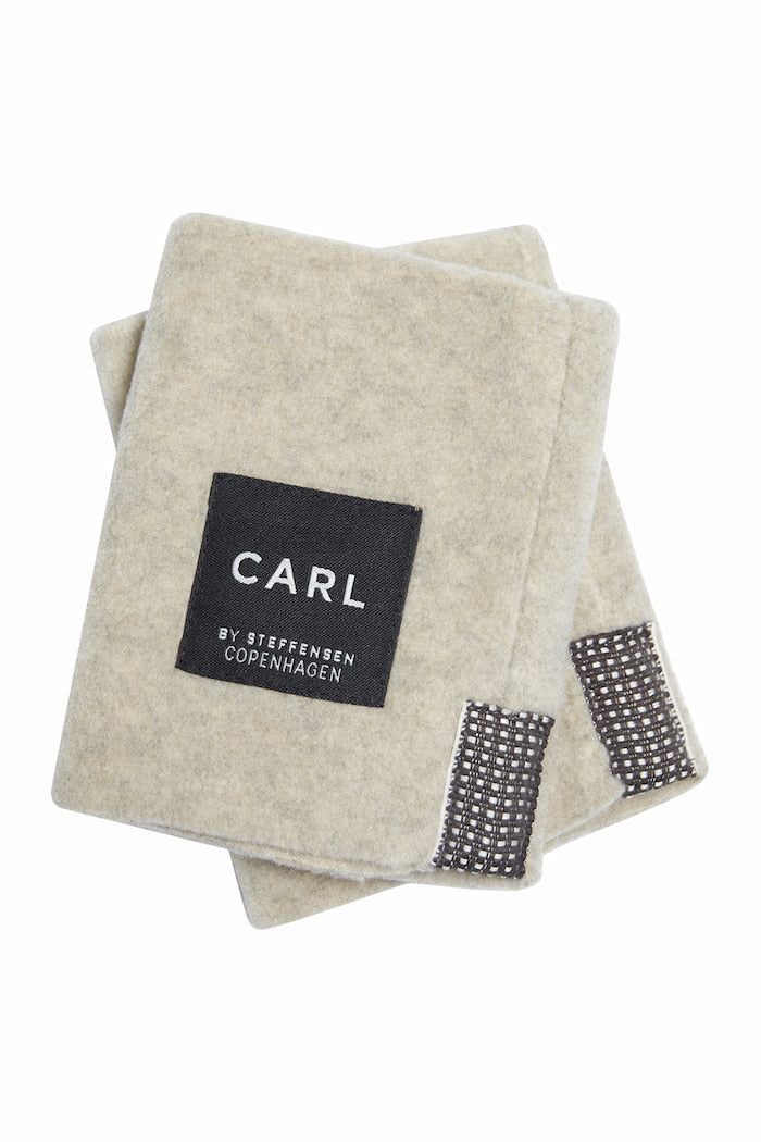 CARL BY STEFFENSEN COPENHAGEN WRIST WARMERS MEN - 6024C L & S ACCESSORIES SAND 805