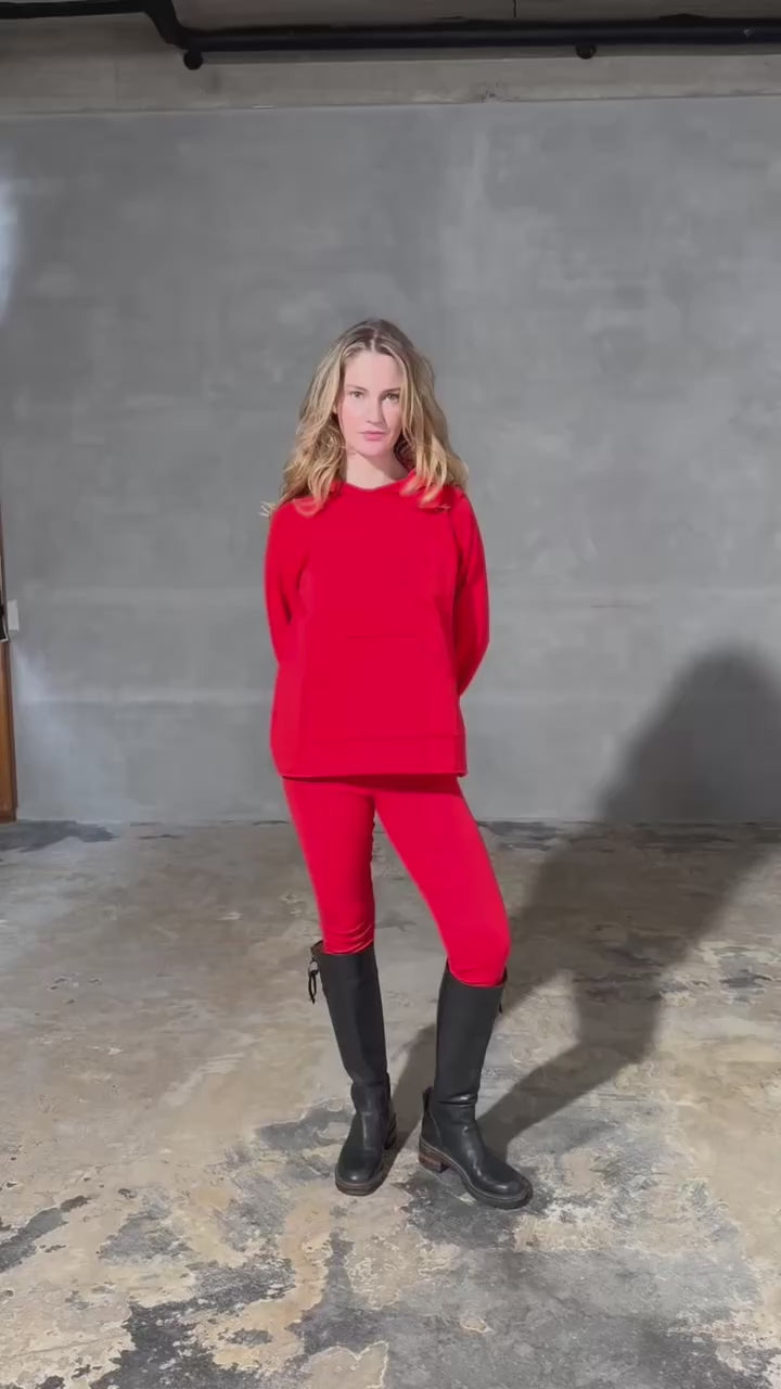 HENRIETTE STEFFENSEN COPENHAGEN HOODIE - 71015 HOODIES TOMATO 845