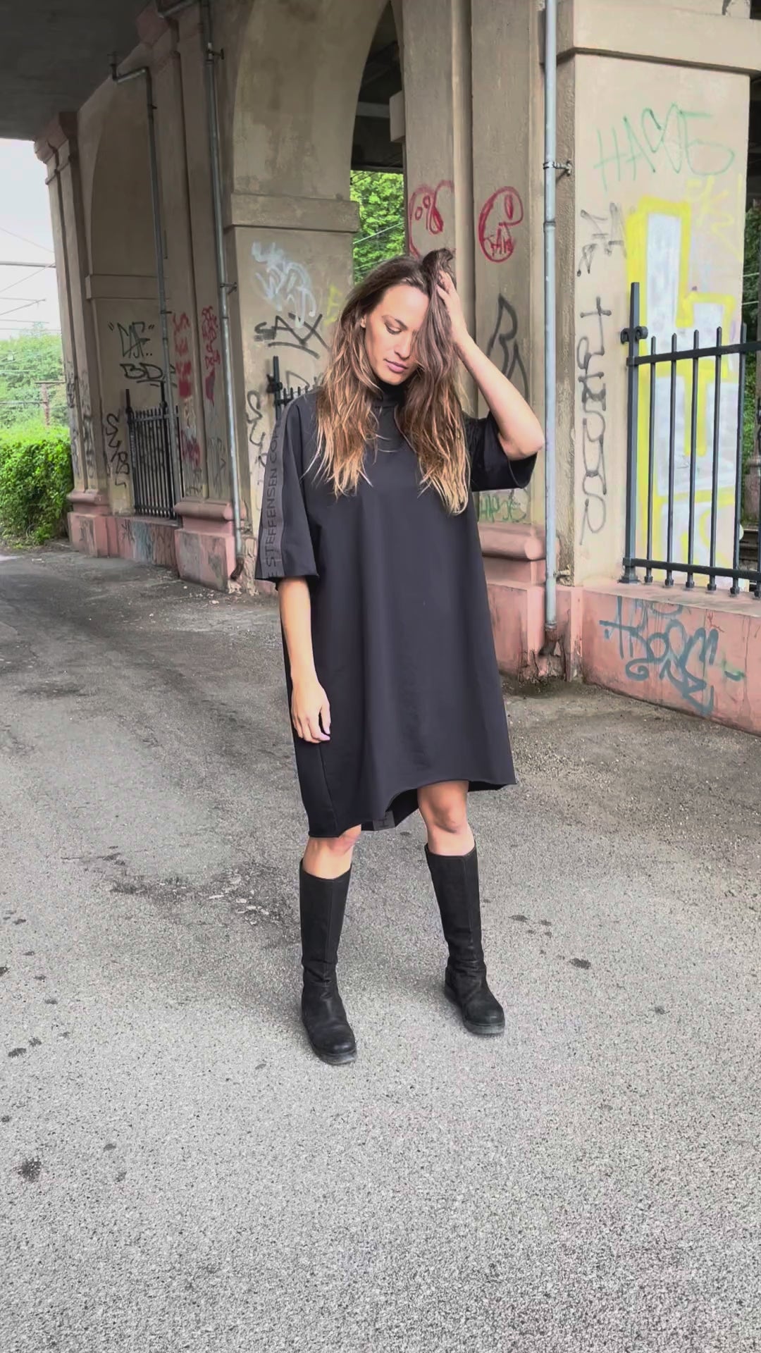 HENRIETTE STEFFENSEN COPENHAGEN DRESS - 73404 KJOLER BLACK 900