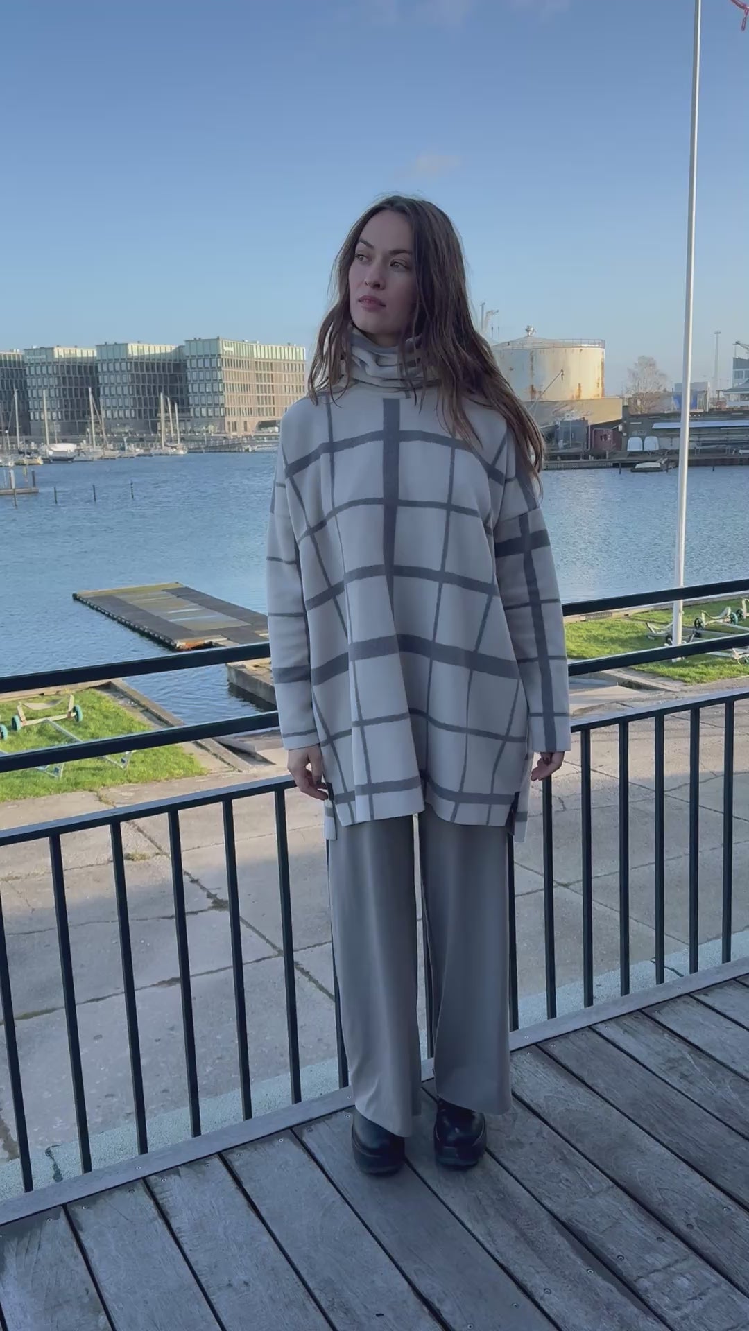 HENRIETTE STEFFENSEN COPENHAGEN TUNIC WITH HIGH NECK - 1288P TUNICS CLAN PRINT KIT 780