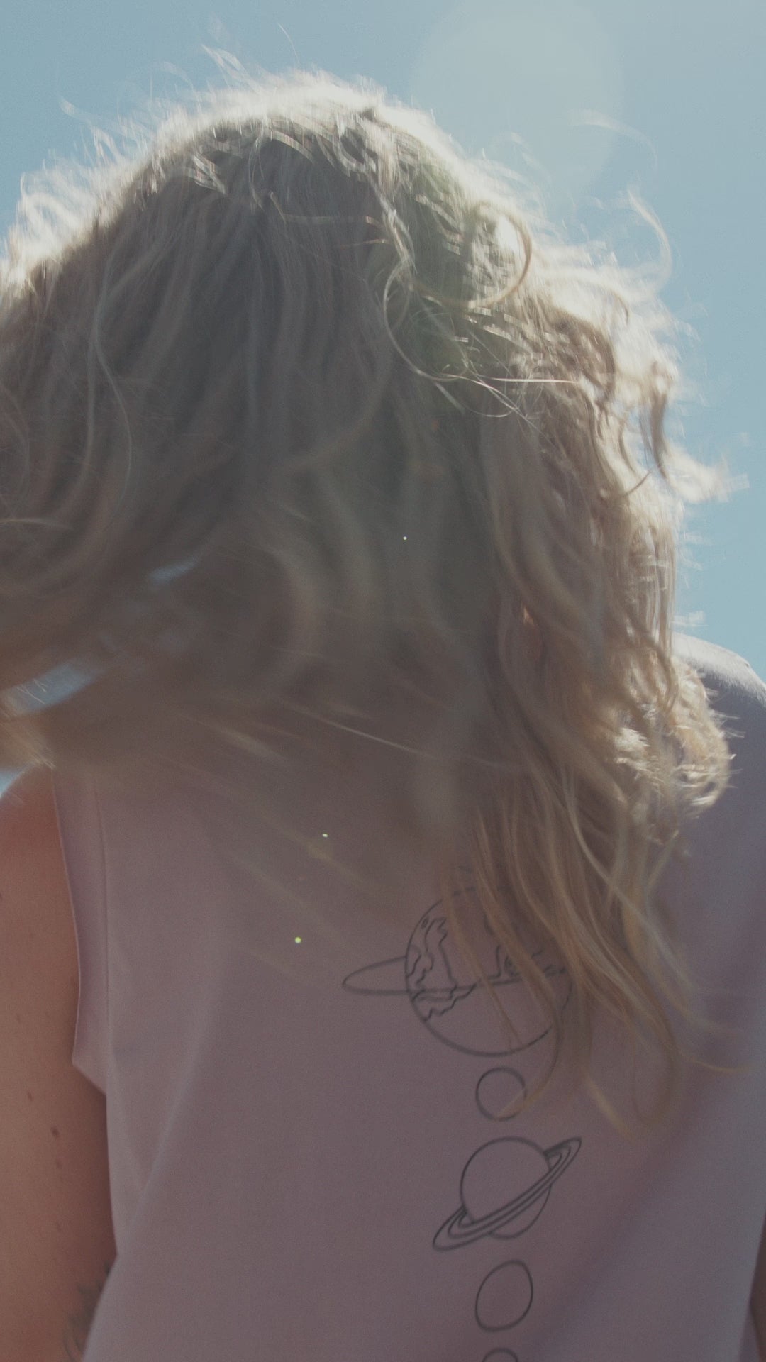 HENRIETTE STEFFENSEN COPENHAGEN TOP V- NECK - 96102 EARTH T-SHIRTS NUDE 401