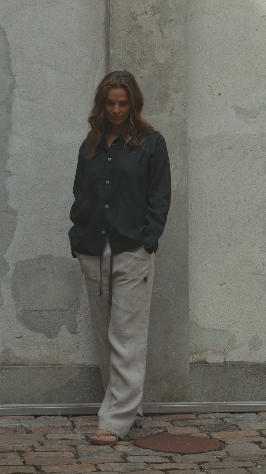 HENRIETTE STEFFENSEN COPENHAGEN TROUSERS - 82001 BUKSER NATURE 446