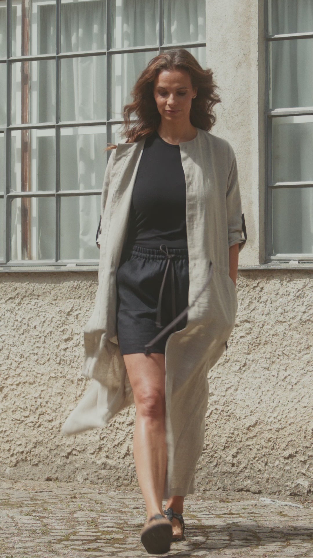 HENRIETTE STEFFENSEN COPENHAGEN LONG JACKET - 87001 JACKETS NATURE 446